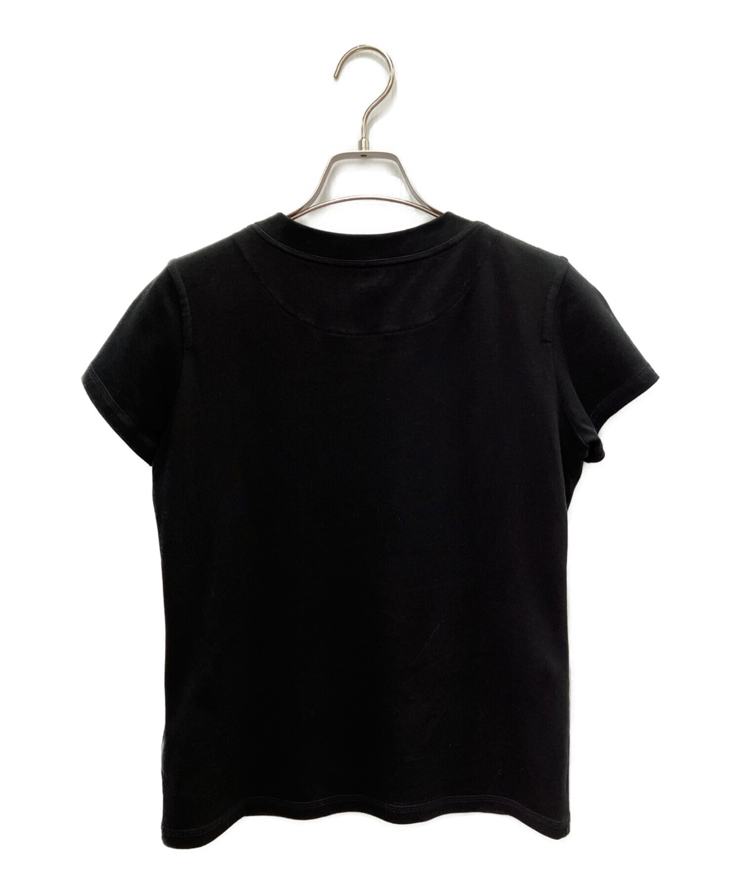 HERMES (エルメス) マイクロTシャツ ブラック サイズ:34
