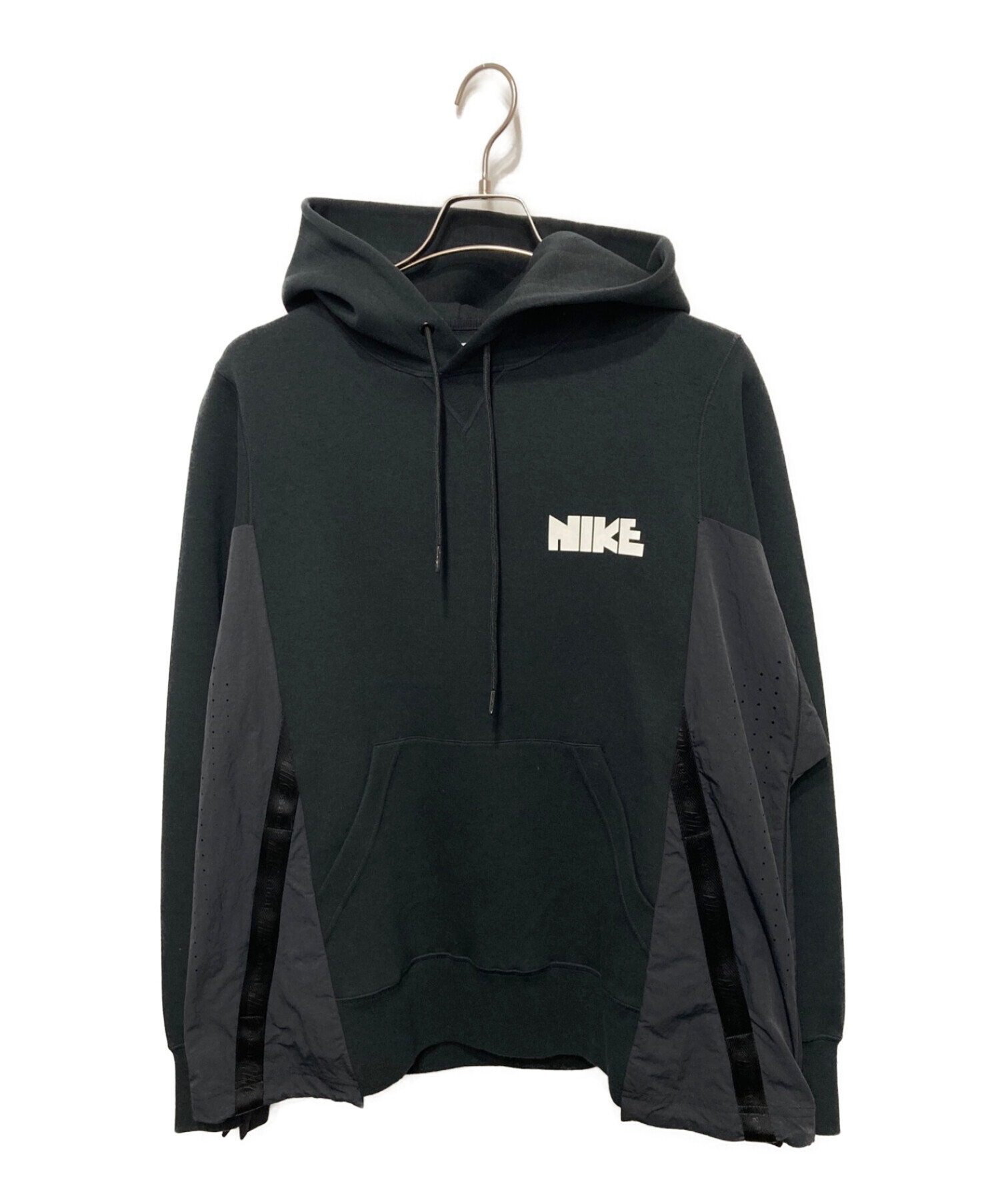 SACAI×NIKE (サカイ × ナイキ) NRG HOODIE ブラック サイズ:L