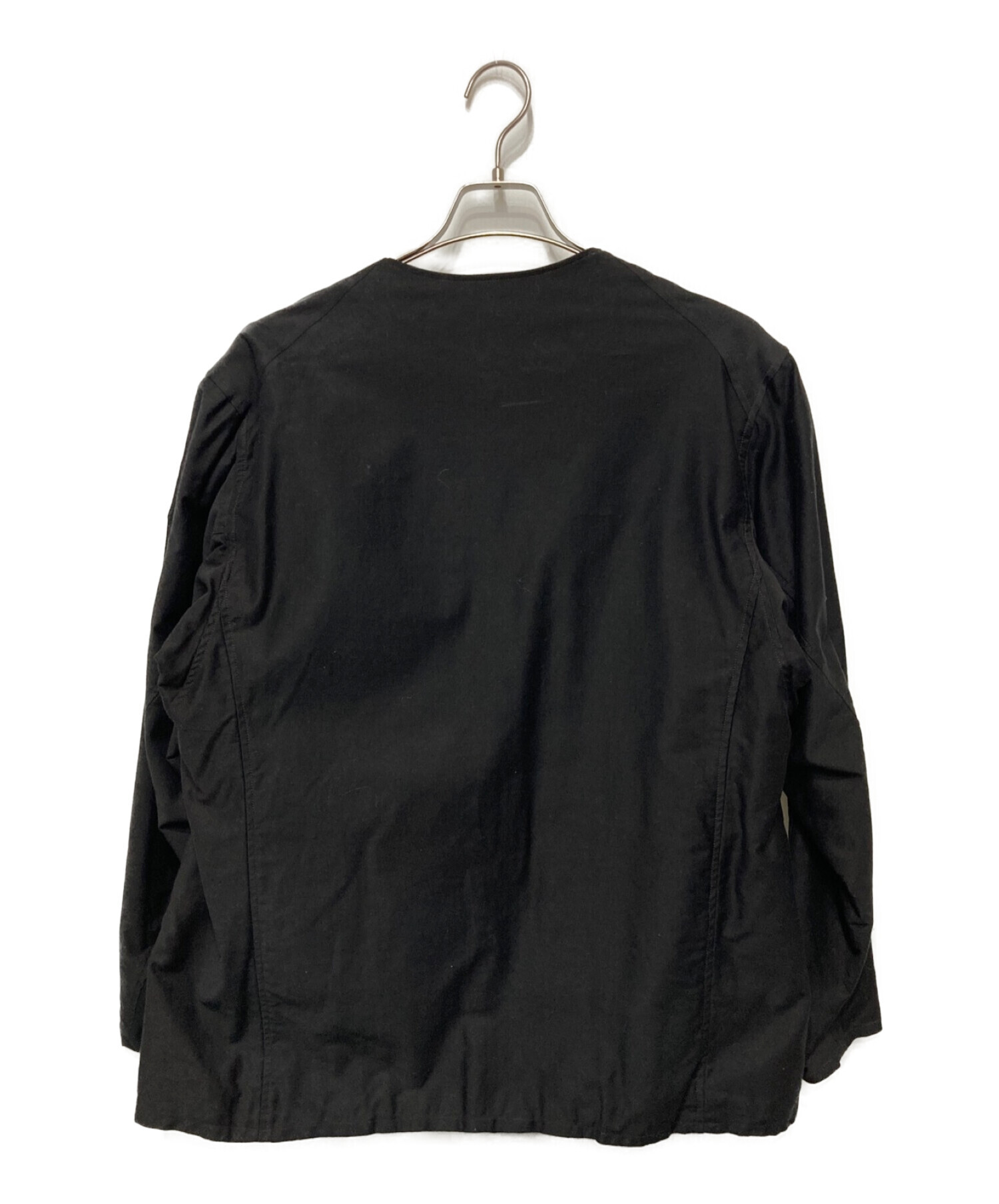 COMOLI (コモリ) コットンサテンハンティングジャケット ブラック サイズ:2