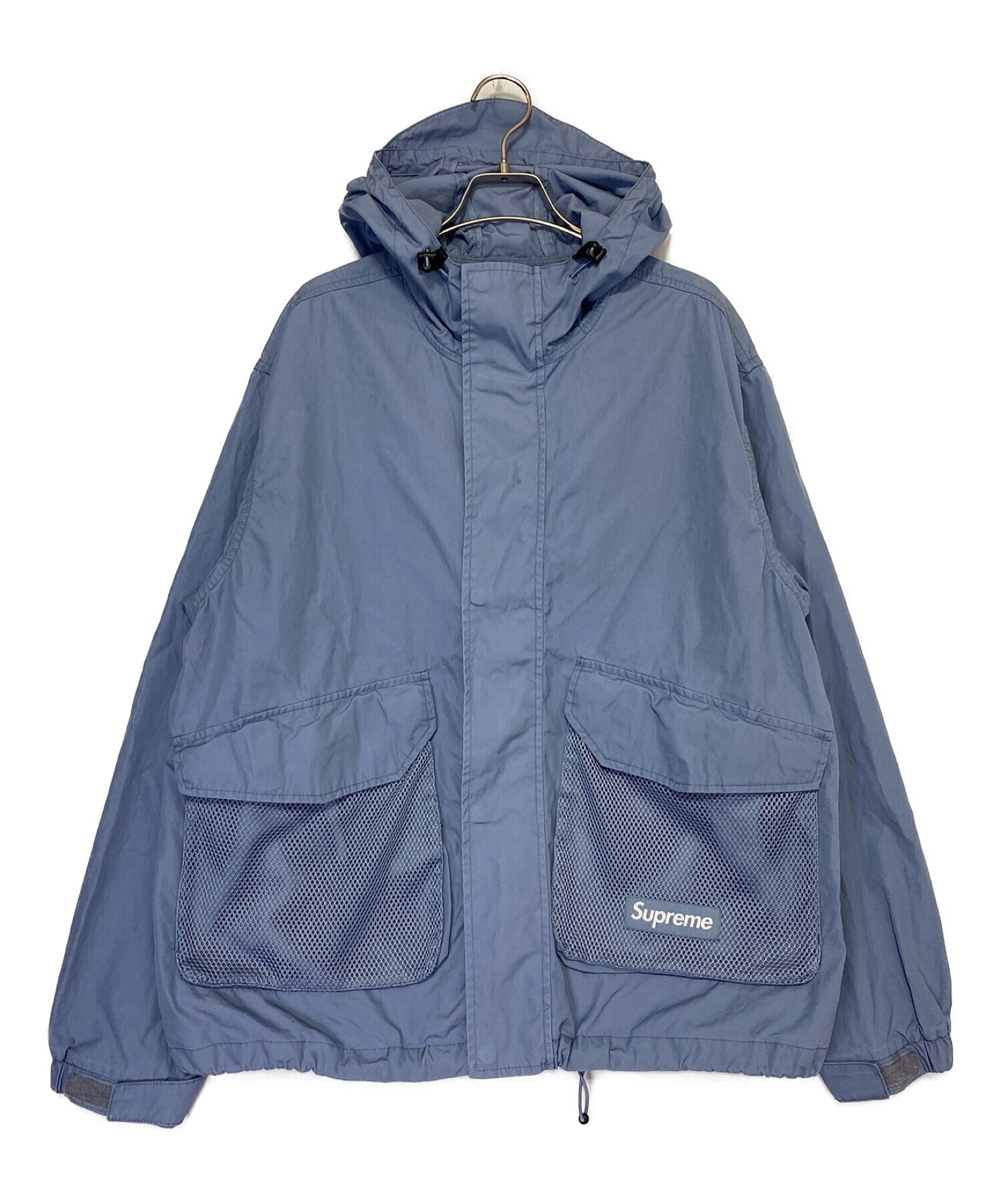 SUPREME (シュプリーム) Mesh Pocket Cargo Jacket スカイブルー サイズ:Ⅼ