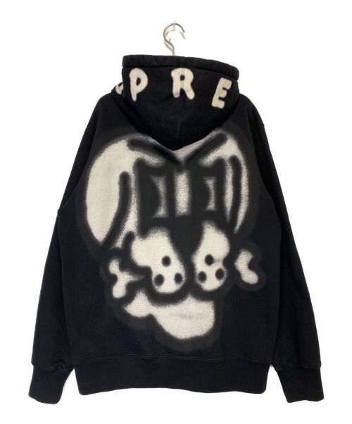 【中古・古着通販】SUPREME (シュプリーム) Bone Zip Up Sweatshirt ブラック サイズ:L｜ブランド・古着通販  トレファク公式【TREFAC FASHION】スマホサイト