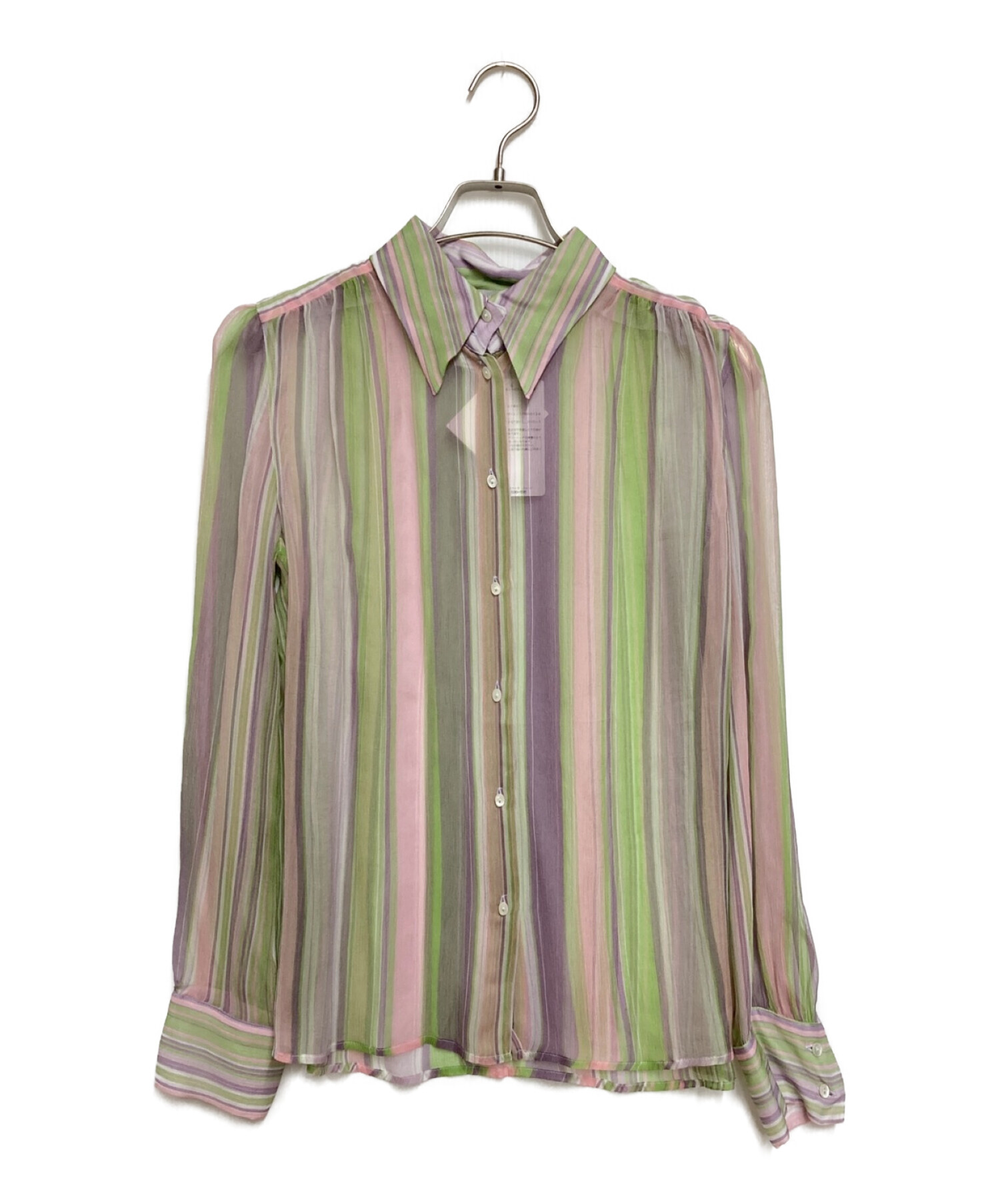 MaxMara (マックスマーラ) シルクシャツ マルチカラー サイズ:40 未使用品