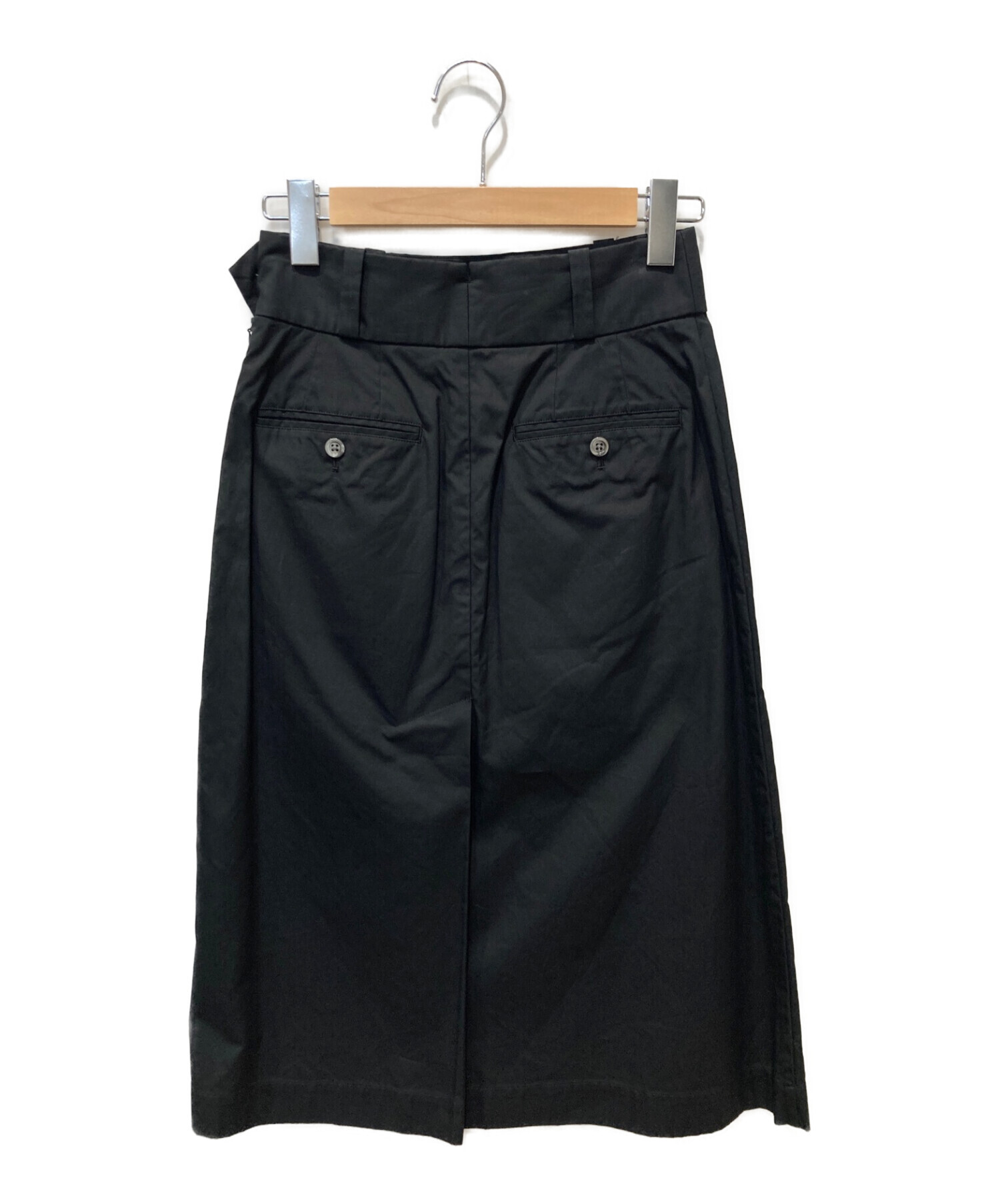 MARGARET HOWELL (マーガレットハウエル) スカート ブラック サイズ:1