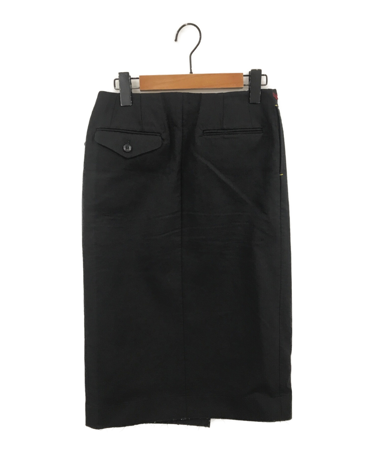 TOGA PULLA (トーガ プルラ) ラップスカート ブラック サイズ:34