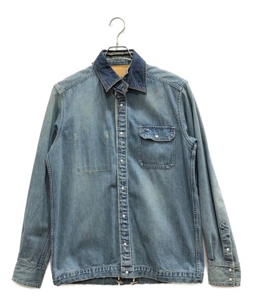 中古・古着通販】sacai (サカイ) デニムジャケット ブルー サイズ:1