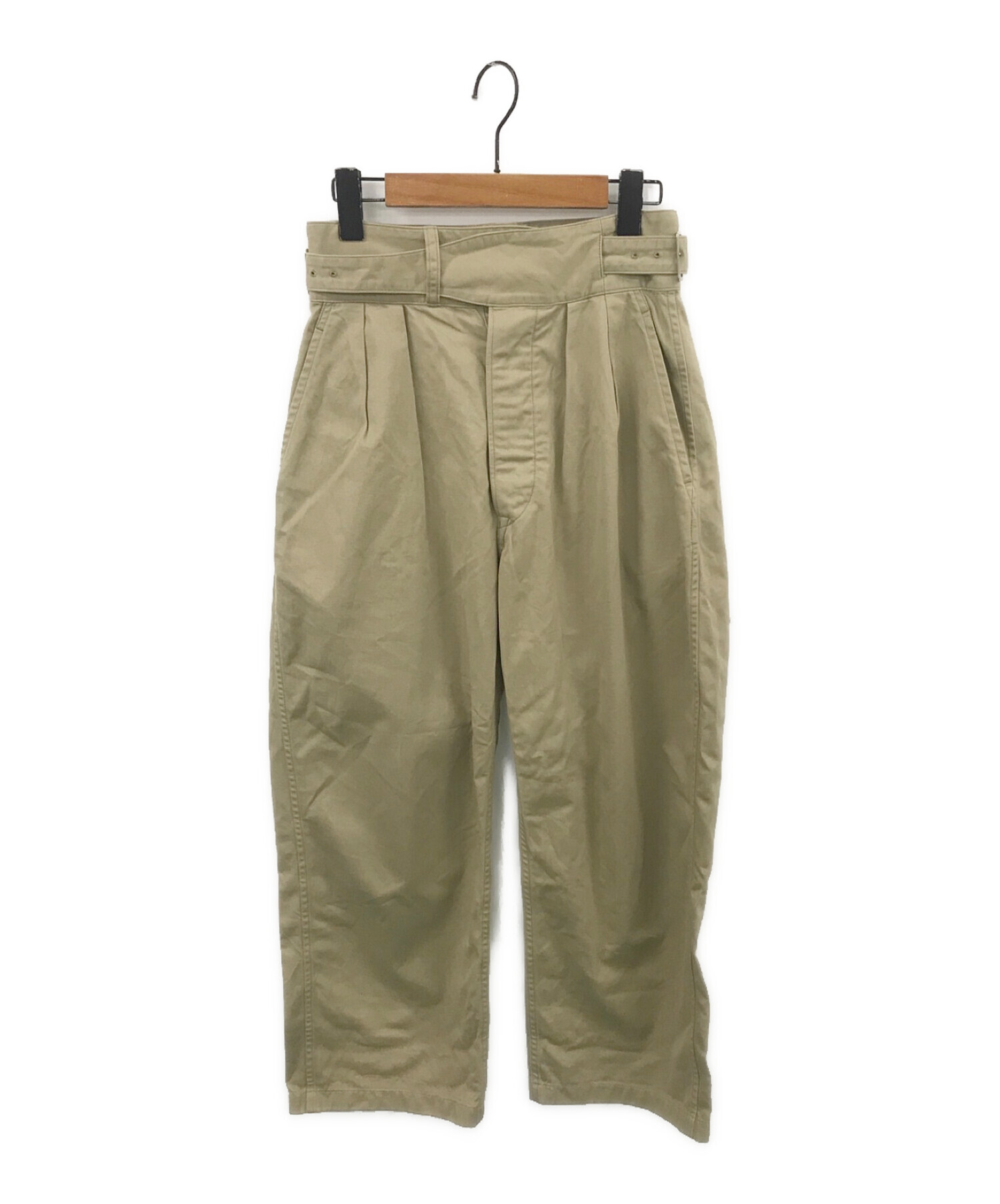 中古・古着通販】LENO (リノ) GURKHA TROUSERS ベージュ サイズ:02