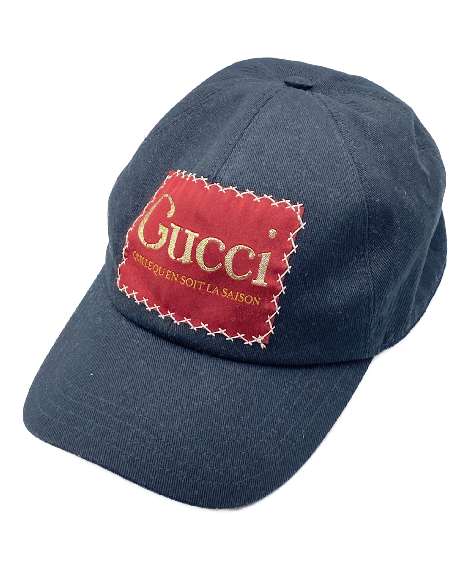 中古・古着通販】GUCCI (グッチ) ヴィンテージキャップ ブラック サイズ:XL｜ブランド・古着通販 トレファク公式【TREFAC  FASHION】スマホサイト