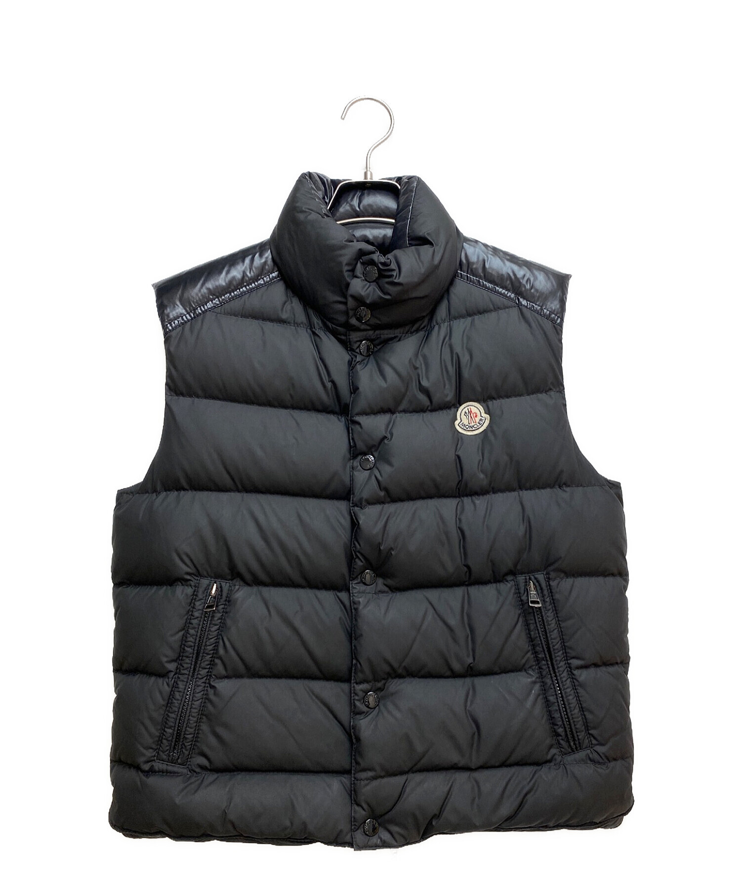 MONCLER (モンクレール) ダウンベスト ブラック サイズ:1