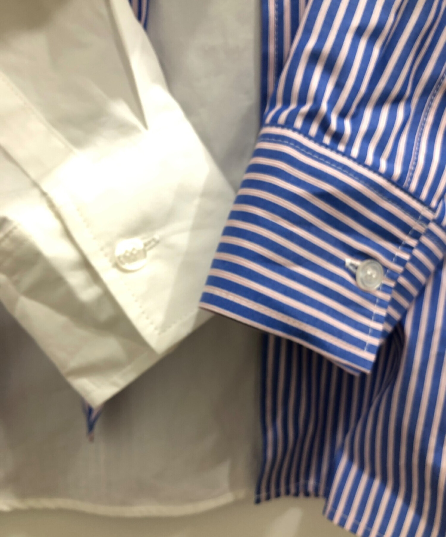 soduk (スドーク) Scarf Shirt/スカーフシャツ ブルー×ホワイト サイズ:表記なし