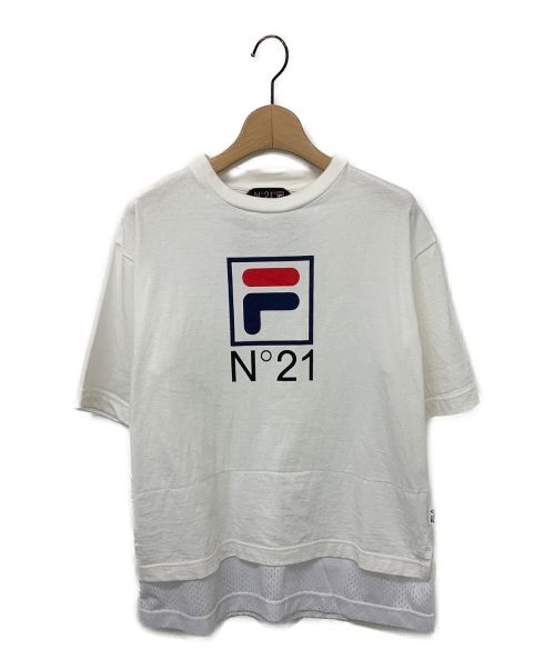 新品 N°21 × FILA ヌメロヴェントゥーノ フィラ Tシャツ XS