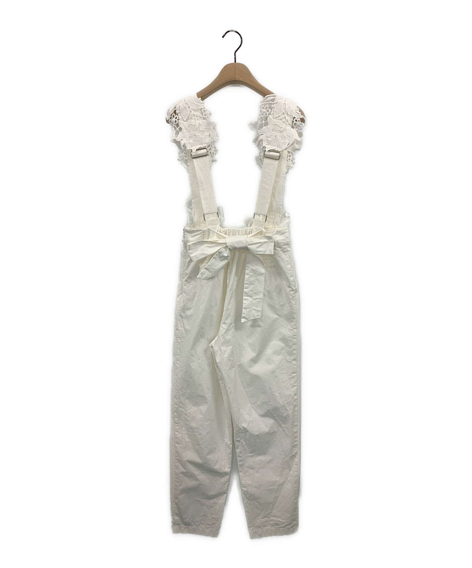 中古・古着通販】AMERI (アメリ) MOTIF LACE PANTS ホワイト サイズ:M