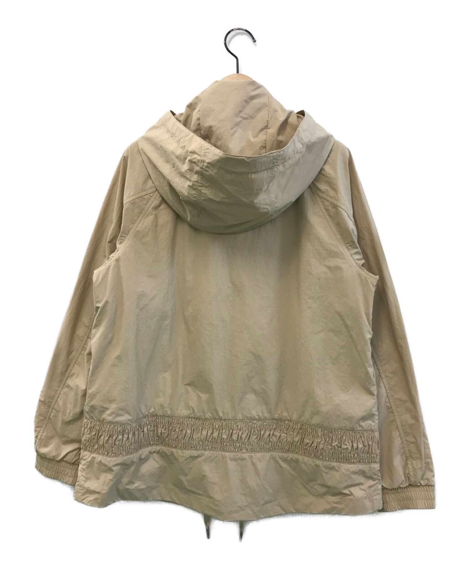 WOOLRICH (ウールリッチ) ERIE WINDBREAKER CRINKLE NYLON ベージュ サイズ:XS