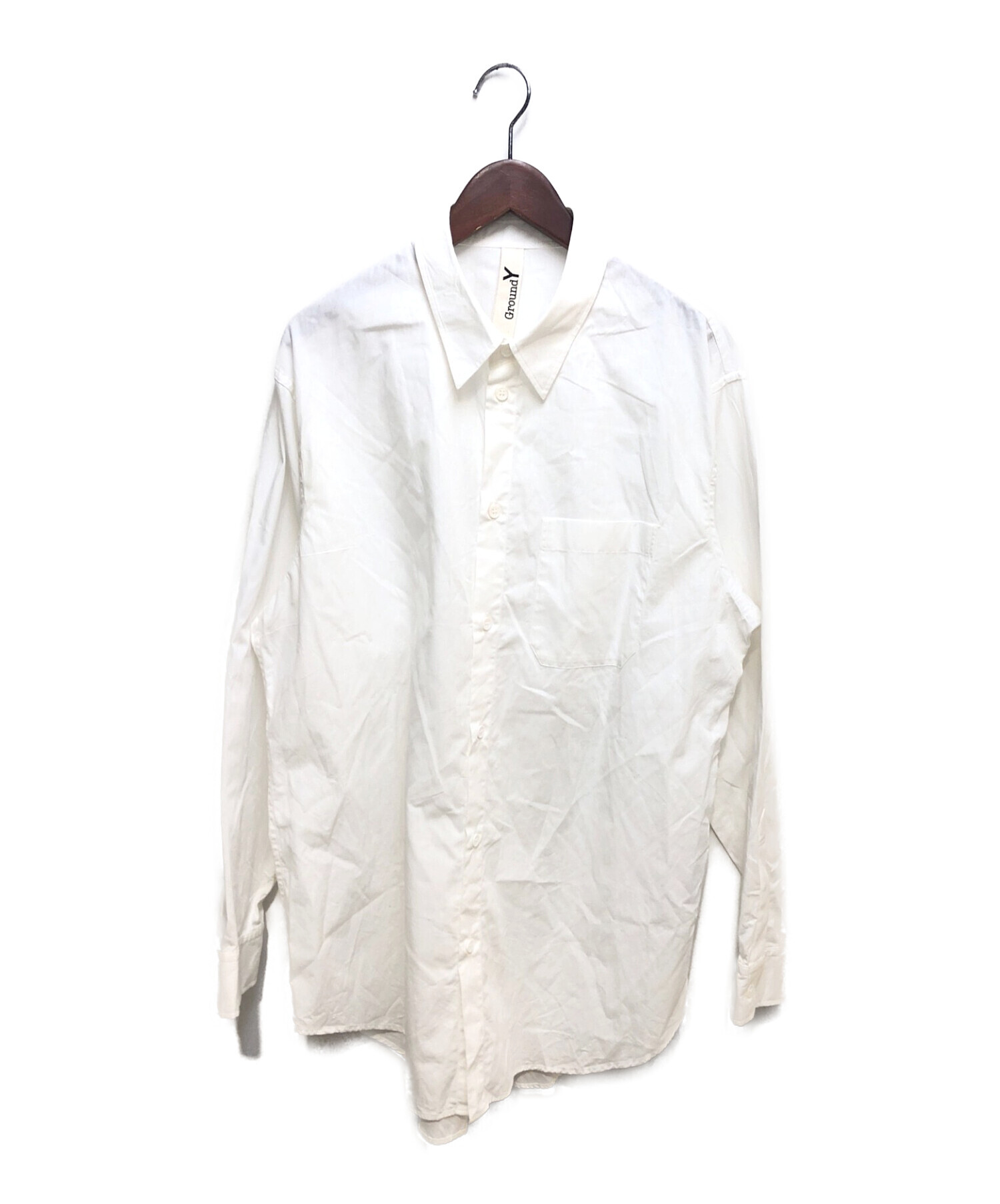 GROUND Y (グラウンドワイ) Entry Basic Shirt ホワイト サイズ:3