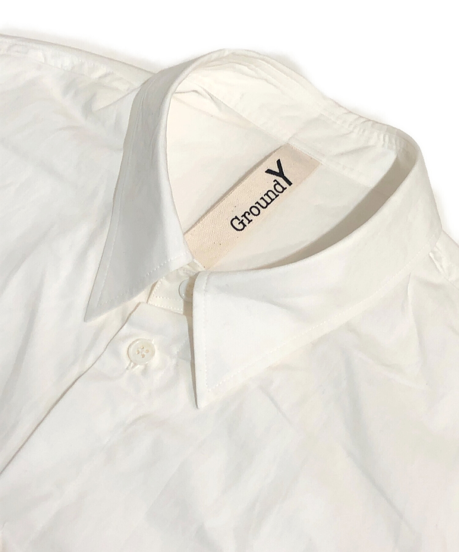 GROUND Y (グラウンドワイ) Entry Basic Shirt ホワイト サイズ:3
