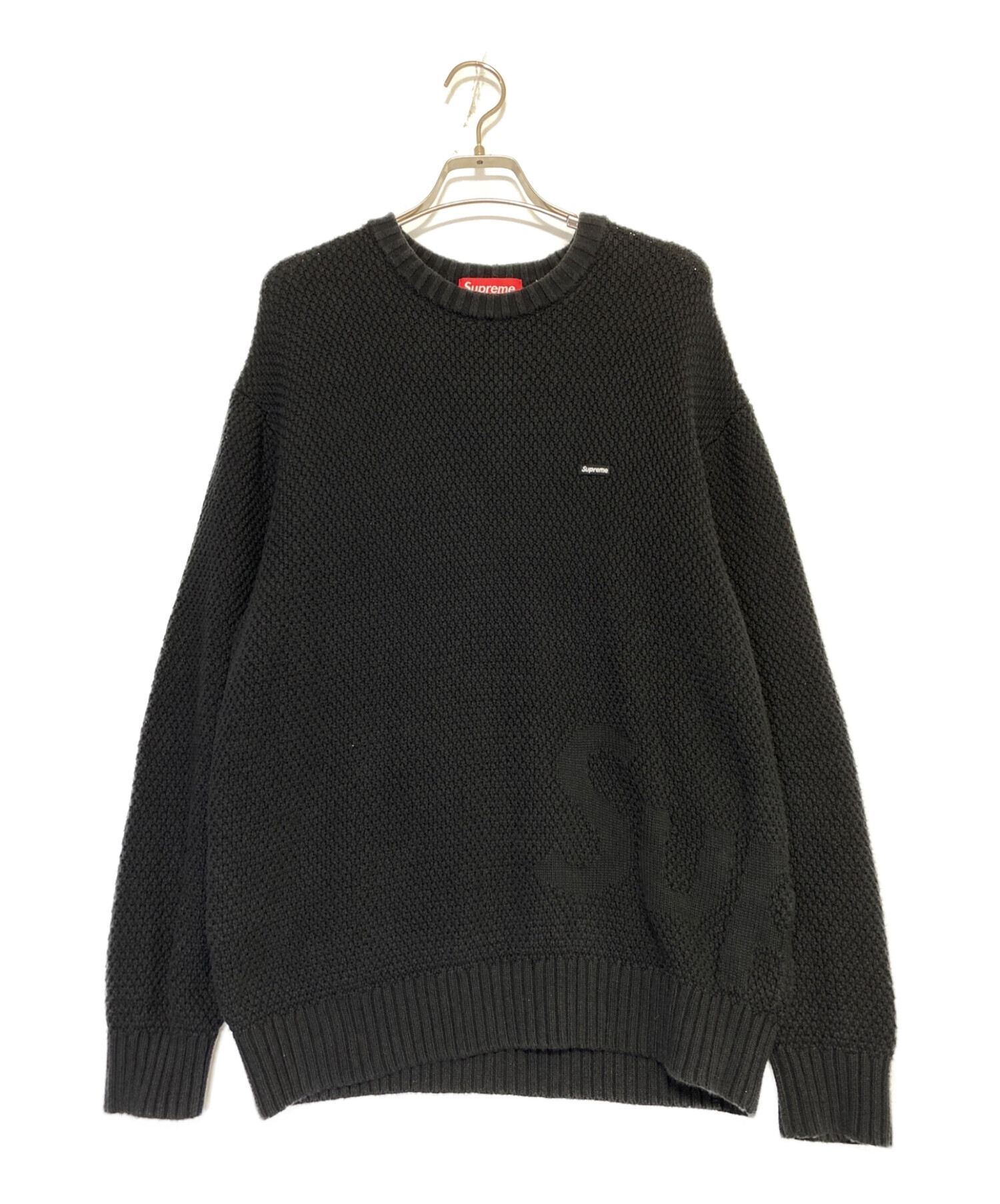 SUPREME (シュプリーム) Textured Small Box Sweater ブラック サイズ:M