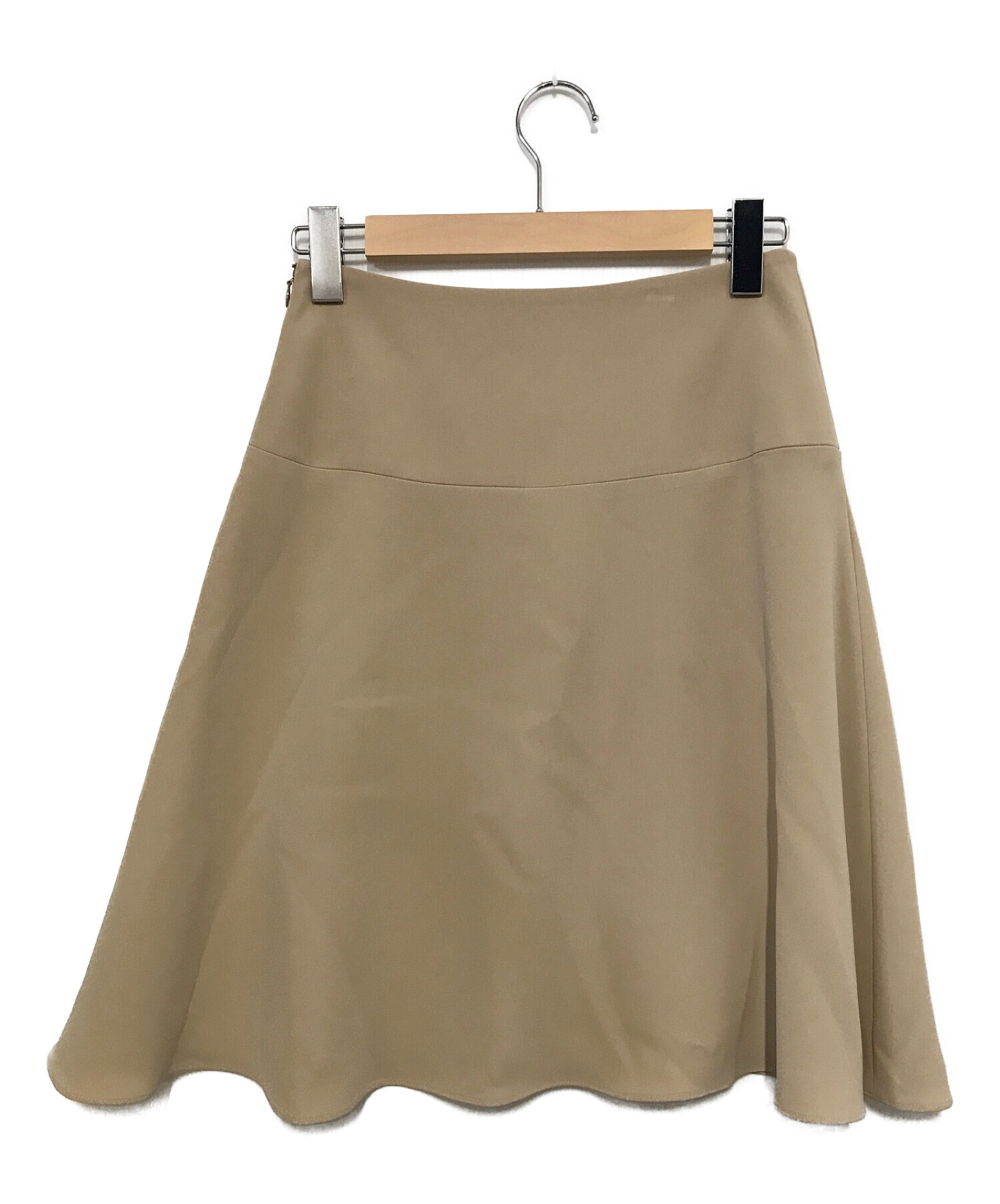 theory (セオリー) Classic Crepe Flared Skirt ベージュ