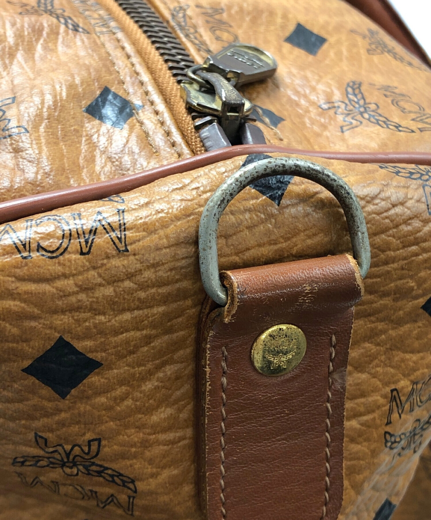 中古・古着通販】MCM (エムシーエム) ボストンバッグ キャメル