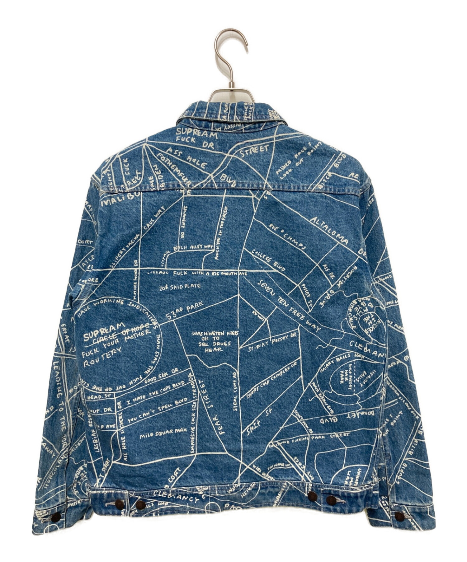 中古・古着通販】SUPREME (シュプリーム) Gonz Map Work Jacket