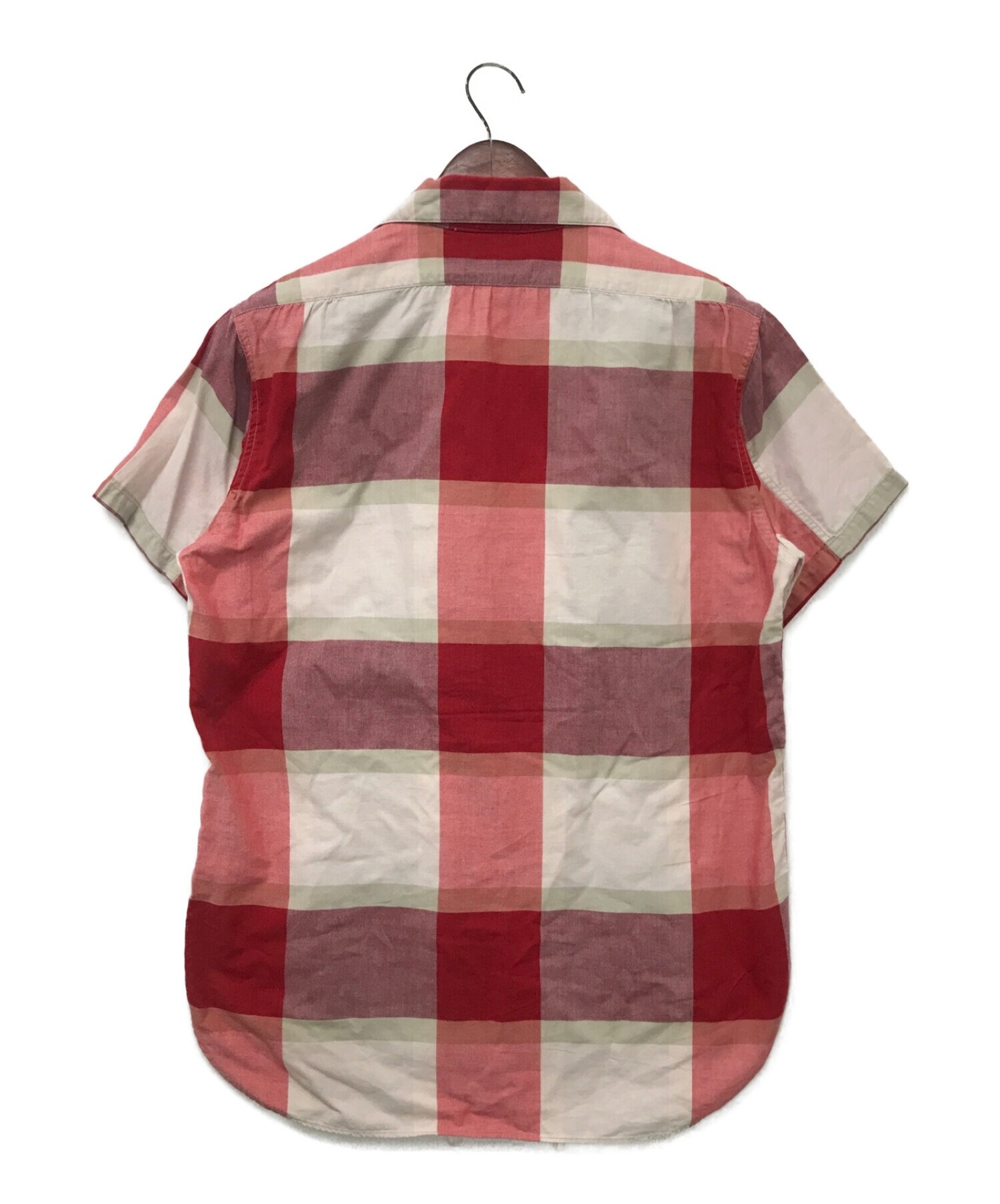 BUTCHER PRODUCTS (ブッチャープロダクツ) チェックオープンカラーシャツ サイズ:M