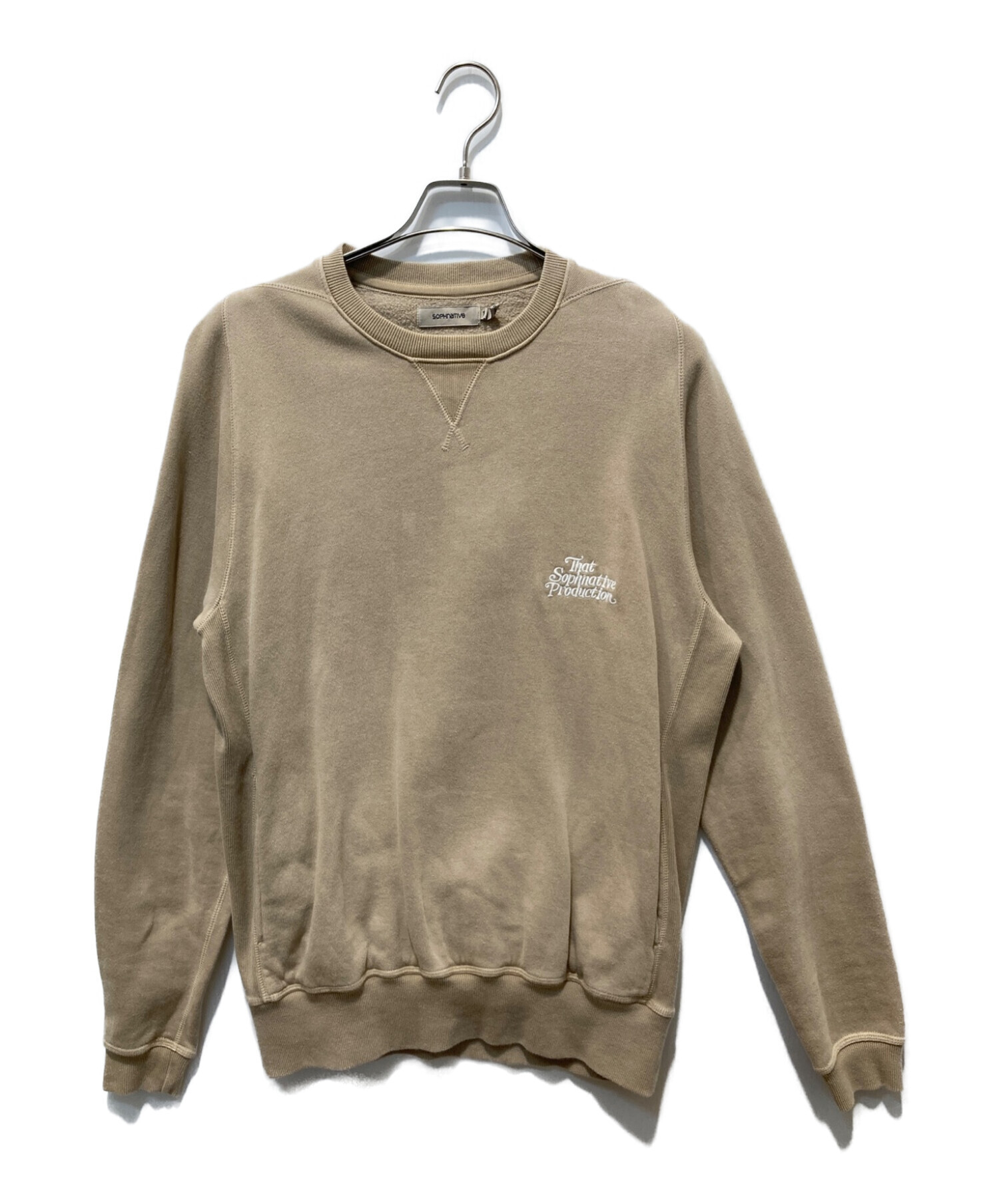 nonnative×SOPHNET (ノンネイティブ × ソフネット) DWELLER CREW PULLOVER COTTON SWEAT ベージュ  サイズ:1