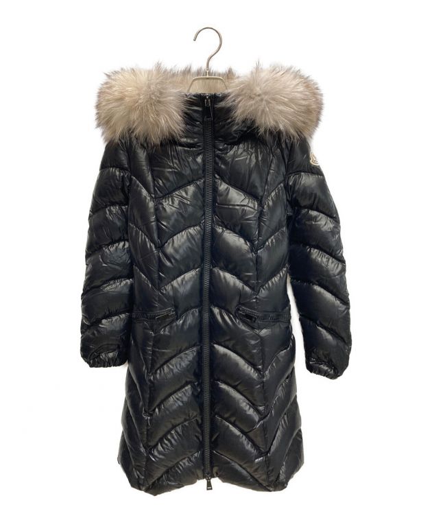 中古・古着通販】MONCLER (モンクレール) ファー付ダウンコート ブラック サイズ:00｜ブランド・古着通販 トレファク公式【TREFAC  FASHION】スマホサイト