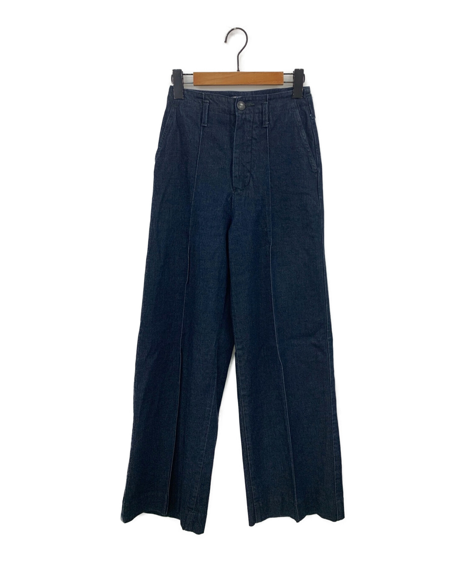 中古・古着通販】YANUK (ヤヌーク) High Waist Trousers インディゴ