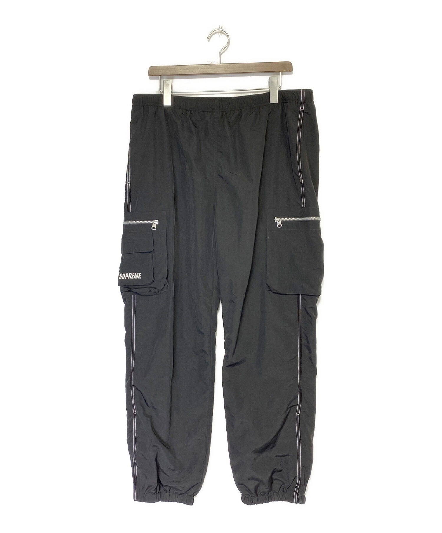 SUPREME (シュプリーム) Nylon Cargo Pant ブラック サイズ:L