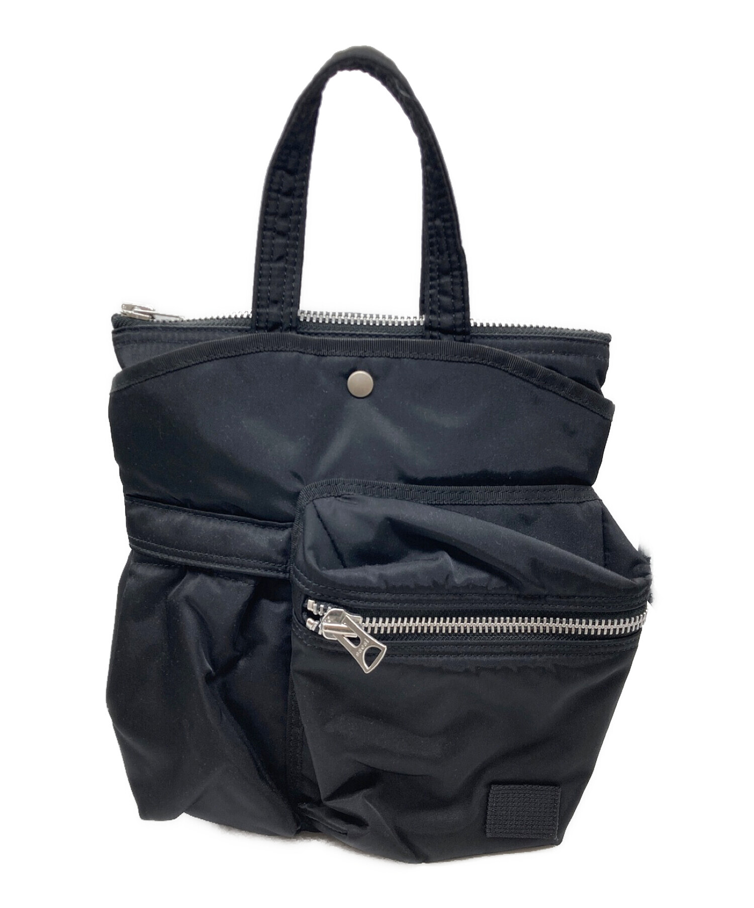 sacai×PORTER (サカイ×ポーター) Pocket Bag Large ブラック