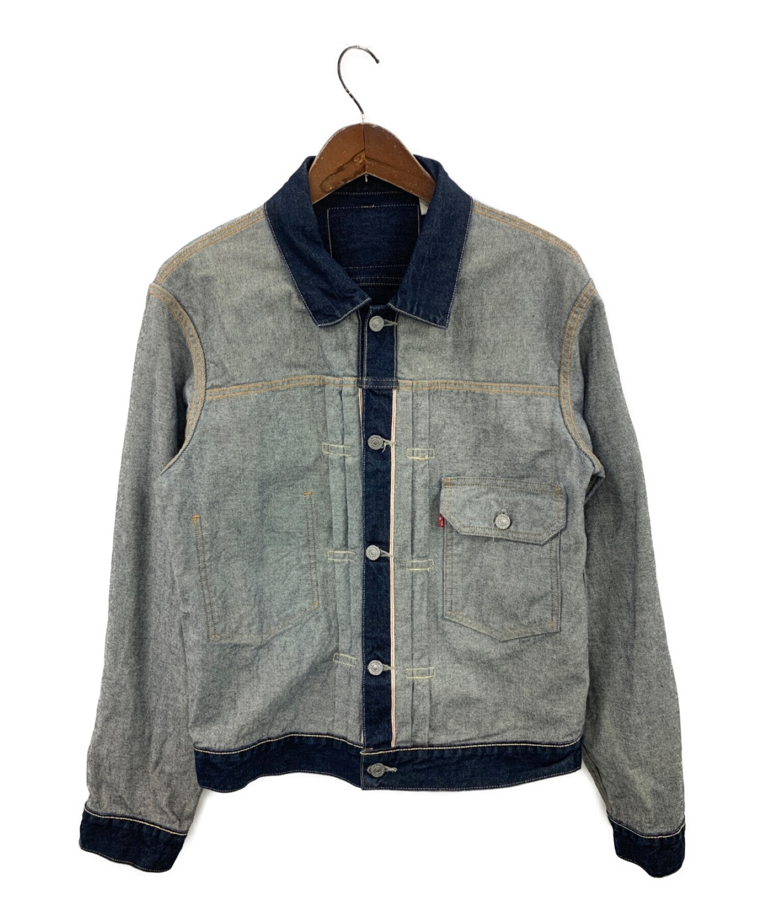 BEAMS×LEVI'S (ビームス×リーバイス) Inside Out Trucker jacket インディゴ サイズ:M