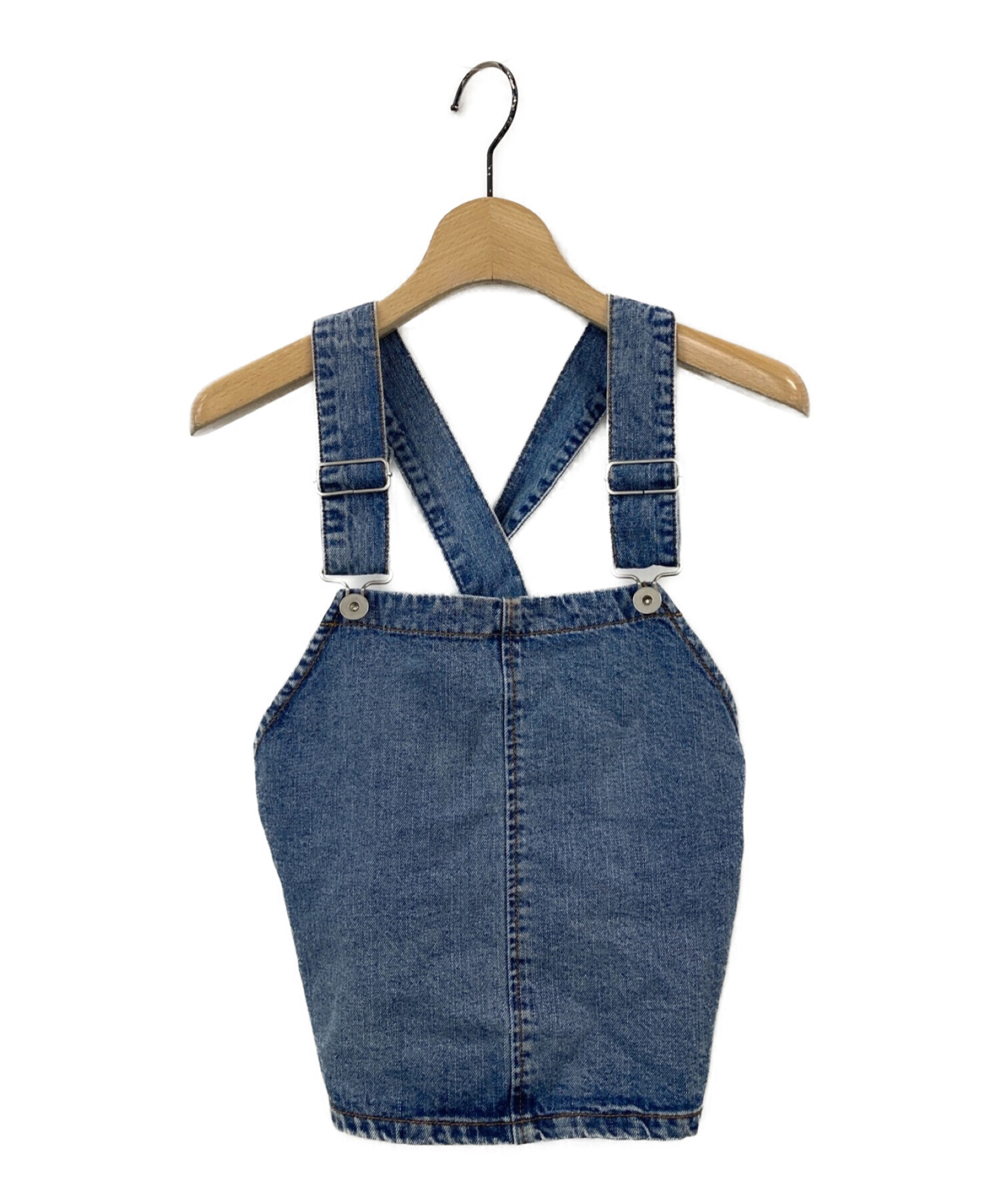 Ameri (アメリ) SET UP DENIM OVERALL インディゴ サイズ:24