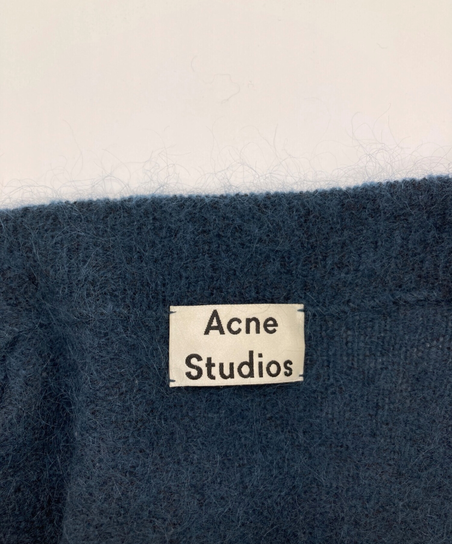 Acne studios (アクネストゥディオズ) モヘアロングカーディガン ネイビー サイズ:XS