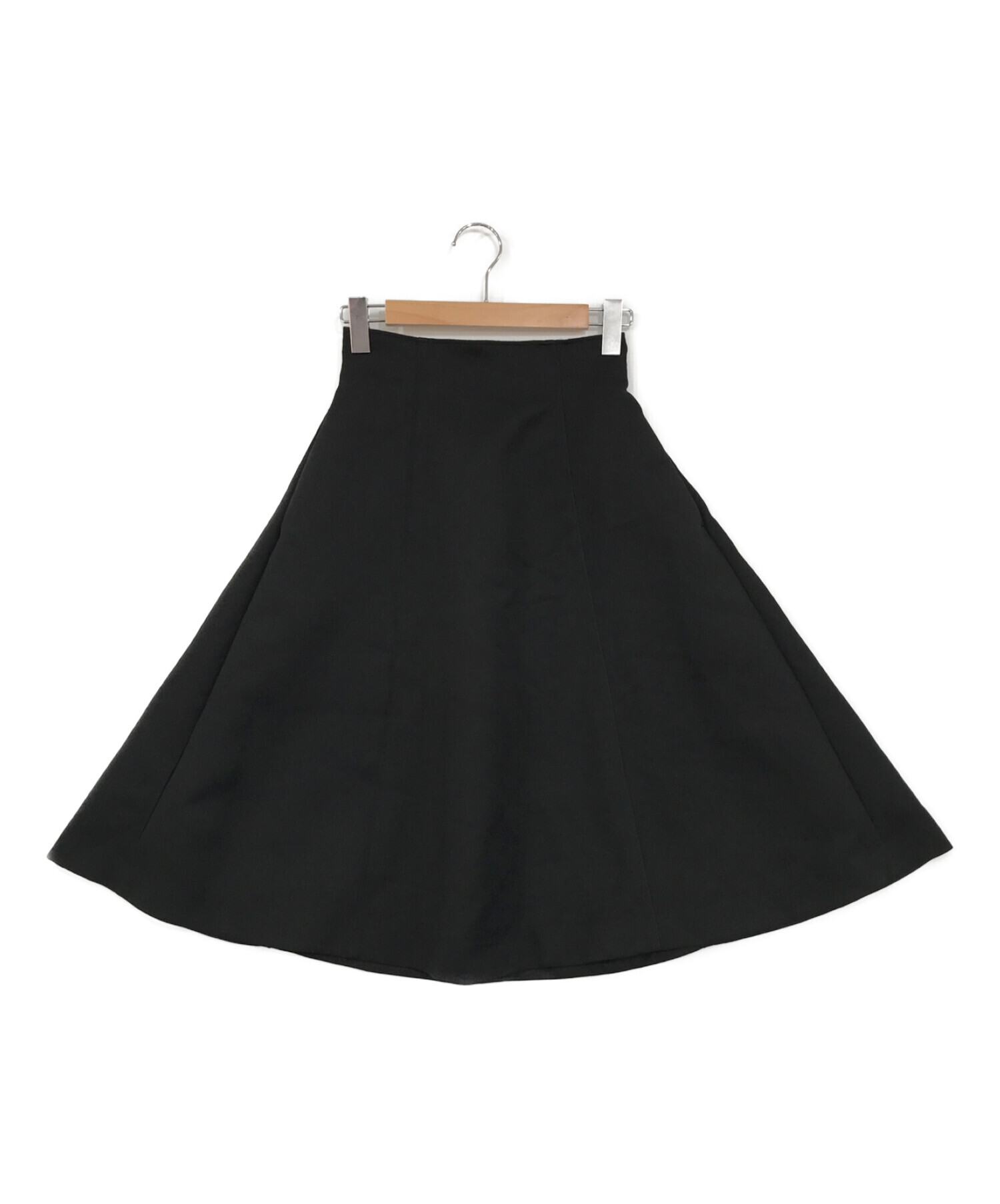 Rirandture (リランドチュール) ハイウエストミディスカート ブラック サイズ:SIZE 2 未使用品