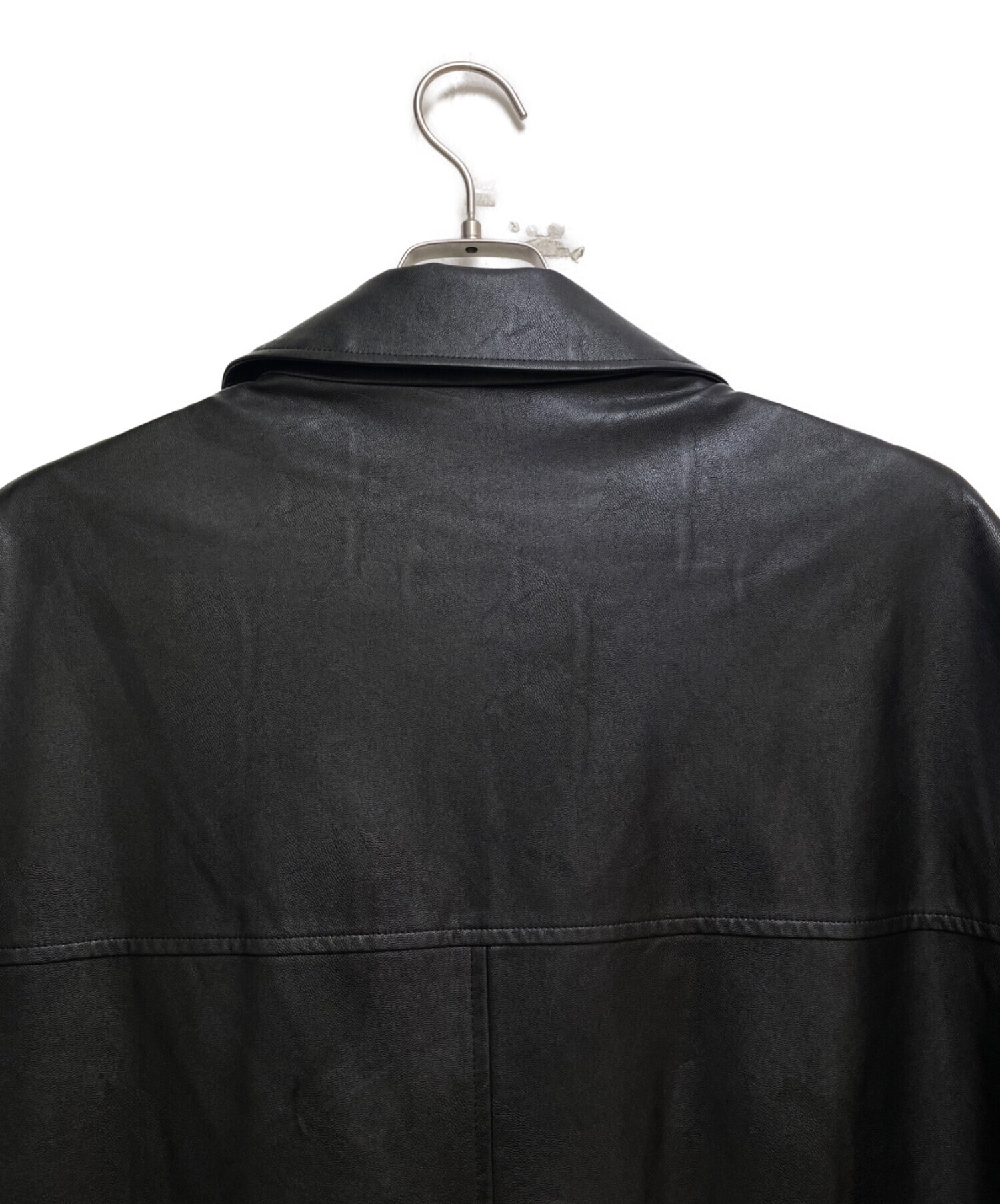 stein (シュタイン) FAKE LEATHER CAR JACKET ブラック サイズ:M