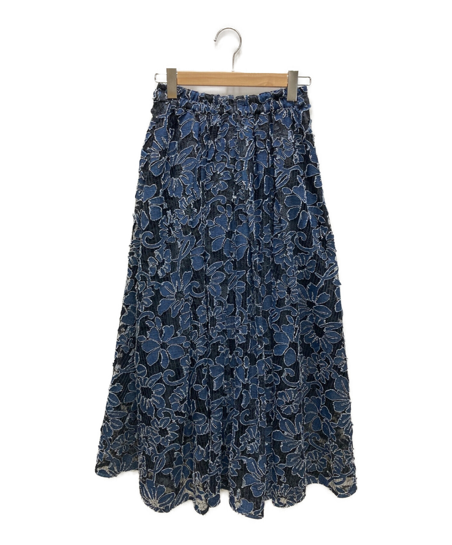 Ameri VINTAGE (アメリヴィンテージ) ANTHESIS LACE SKIRT ネイビー サイズ:サイズ詳細参照