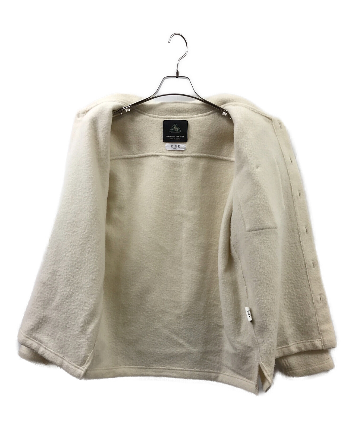 RIER (リア) MOUNTAIN FLEECE SHIRT アイボリー サイズ:xxs