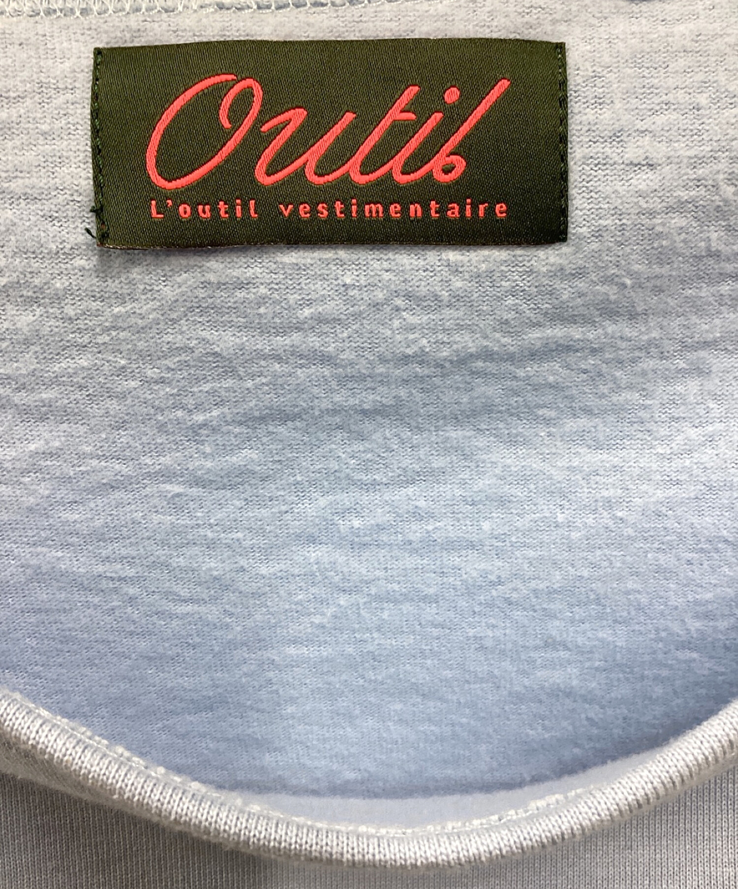 中古・古着通販】OUTIL (ウティ) オーバーサイズバスクシャツ スカイ