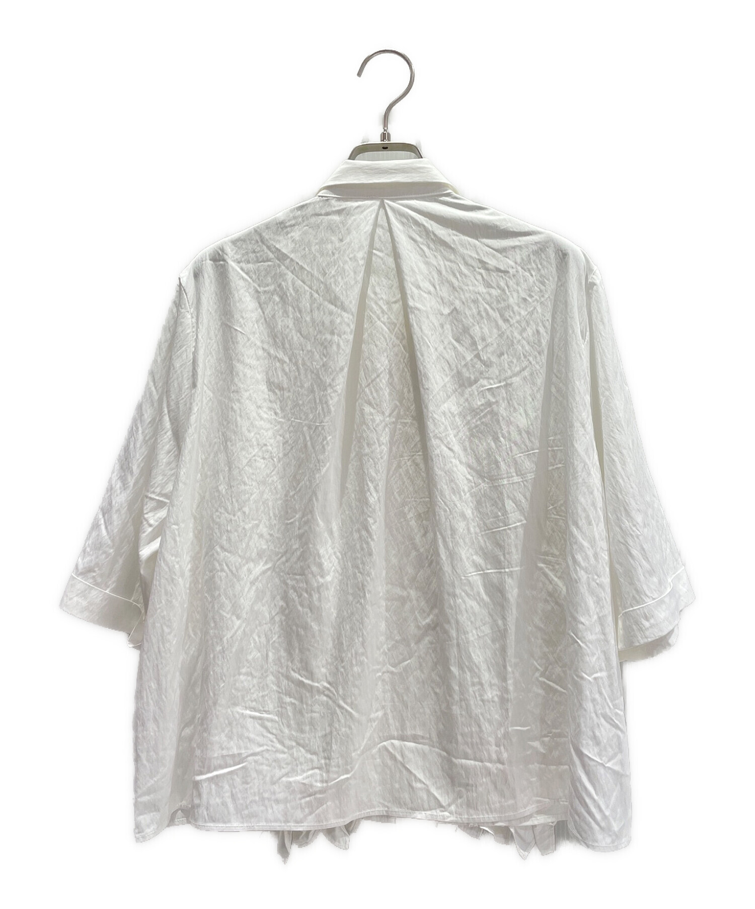 中古・古着通販】RIKO (リコ) Petal frill blouse ホワイト サイズ