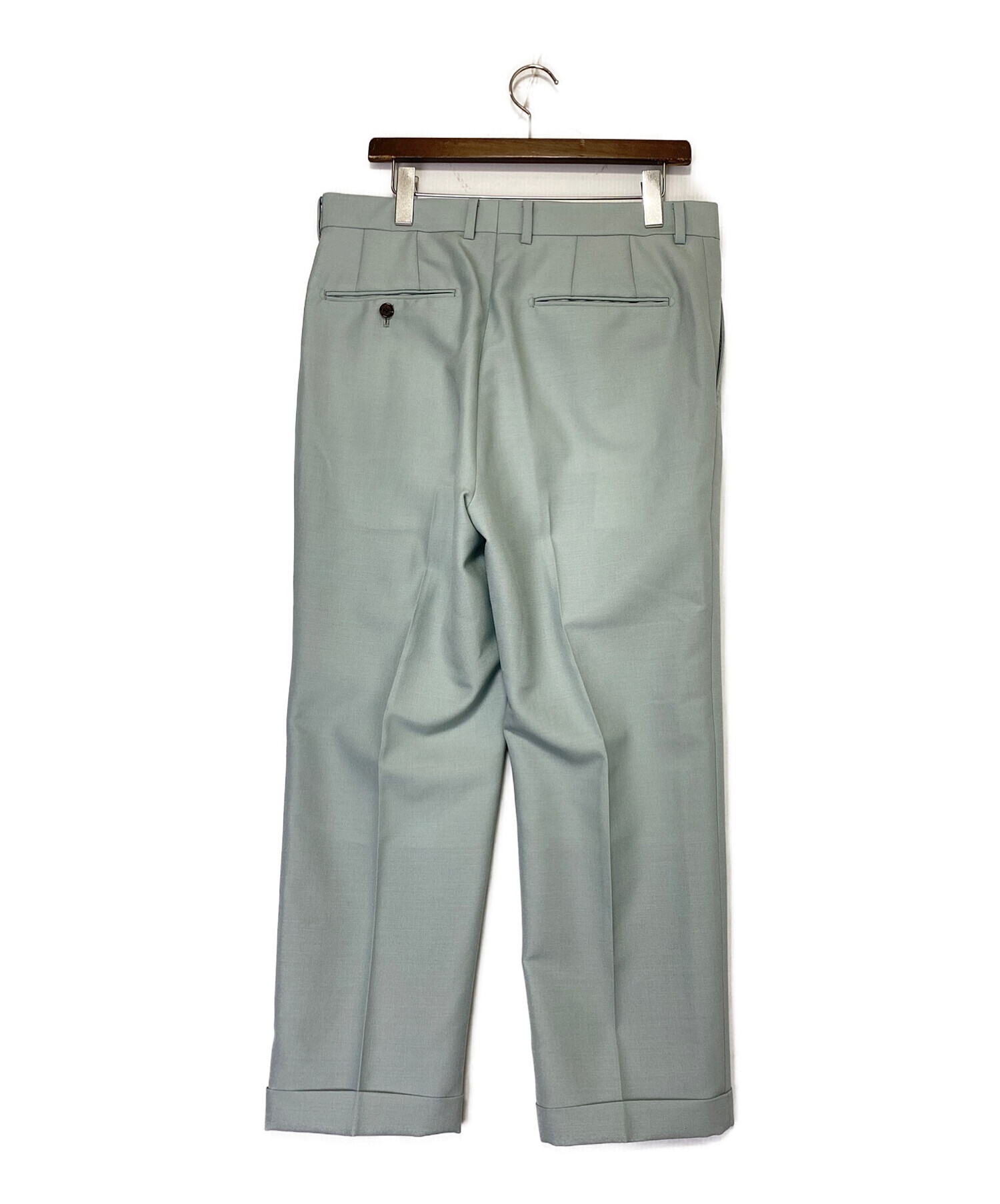 WACKO MARIA (ワコマリア) PLEATED TROUSERS TYPE-1 スカイブルー サイズ:XL