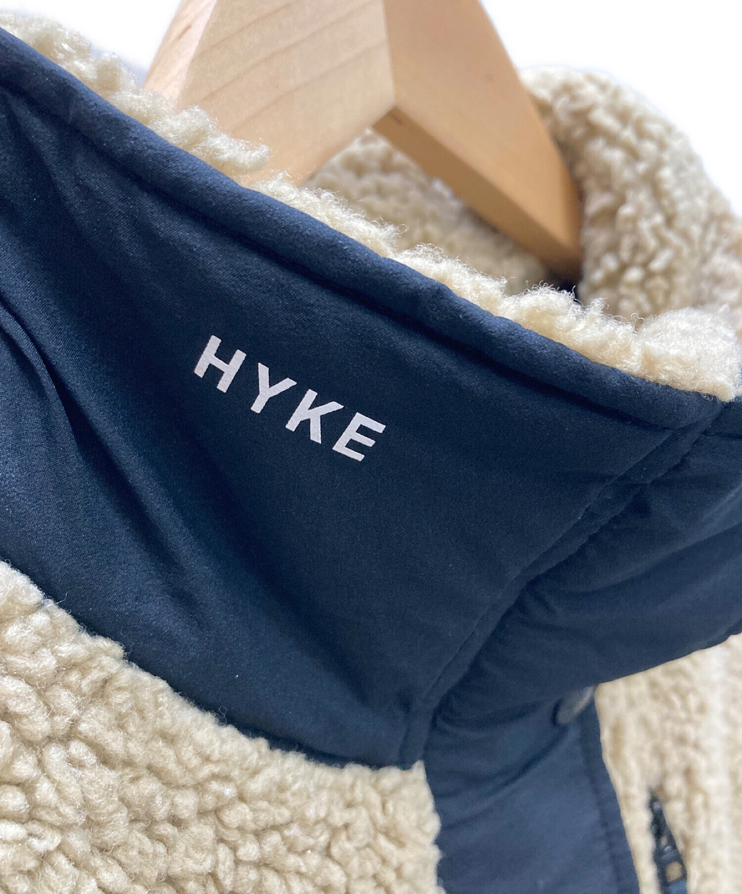 中古・古着通販】HYKE × THE NORTH FACE (ハイク × ザノースフェ－ス) テックボアコート / TEC BOA COAT ベージュ  サイズ:S｜ブランド・古着通販 トレファク公式【TREFAC FASHION】スマホサイト