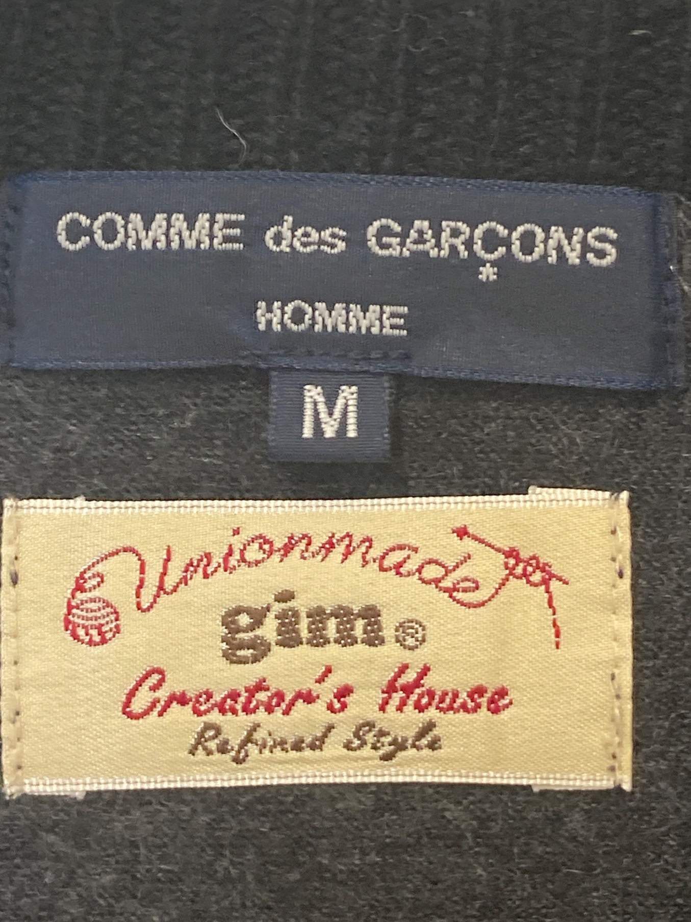 COMME des GARCONS HOMME gim ニット ジャケット