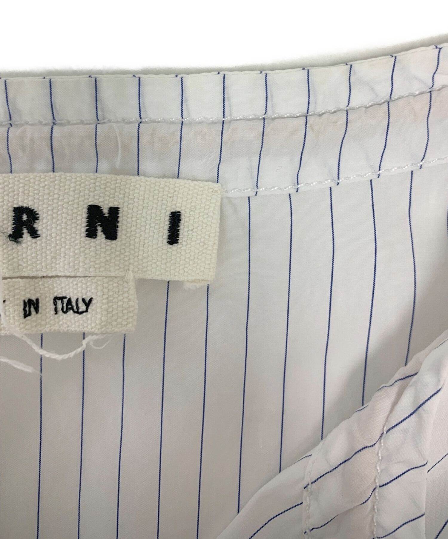 中古・古着通販】MARNI (マルニ) アシンメトリースキッパーS/Sシャツ