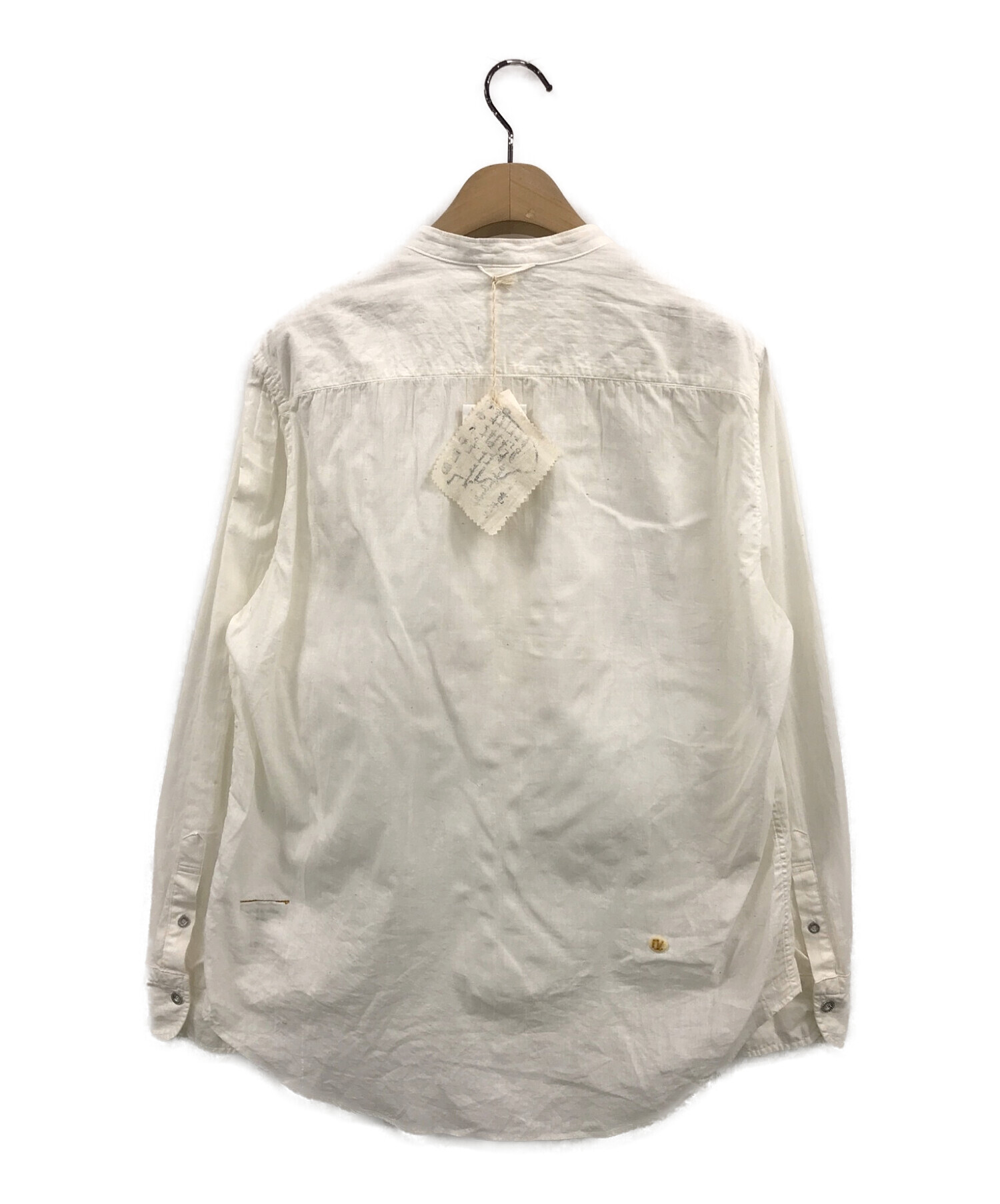 45R (フォーティーファイブアール) インドカディのフリルシャツ ホワイト サイズ:3