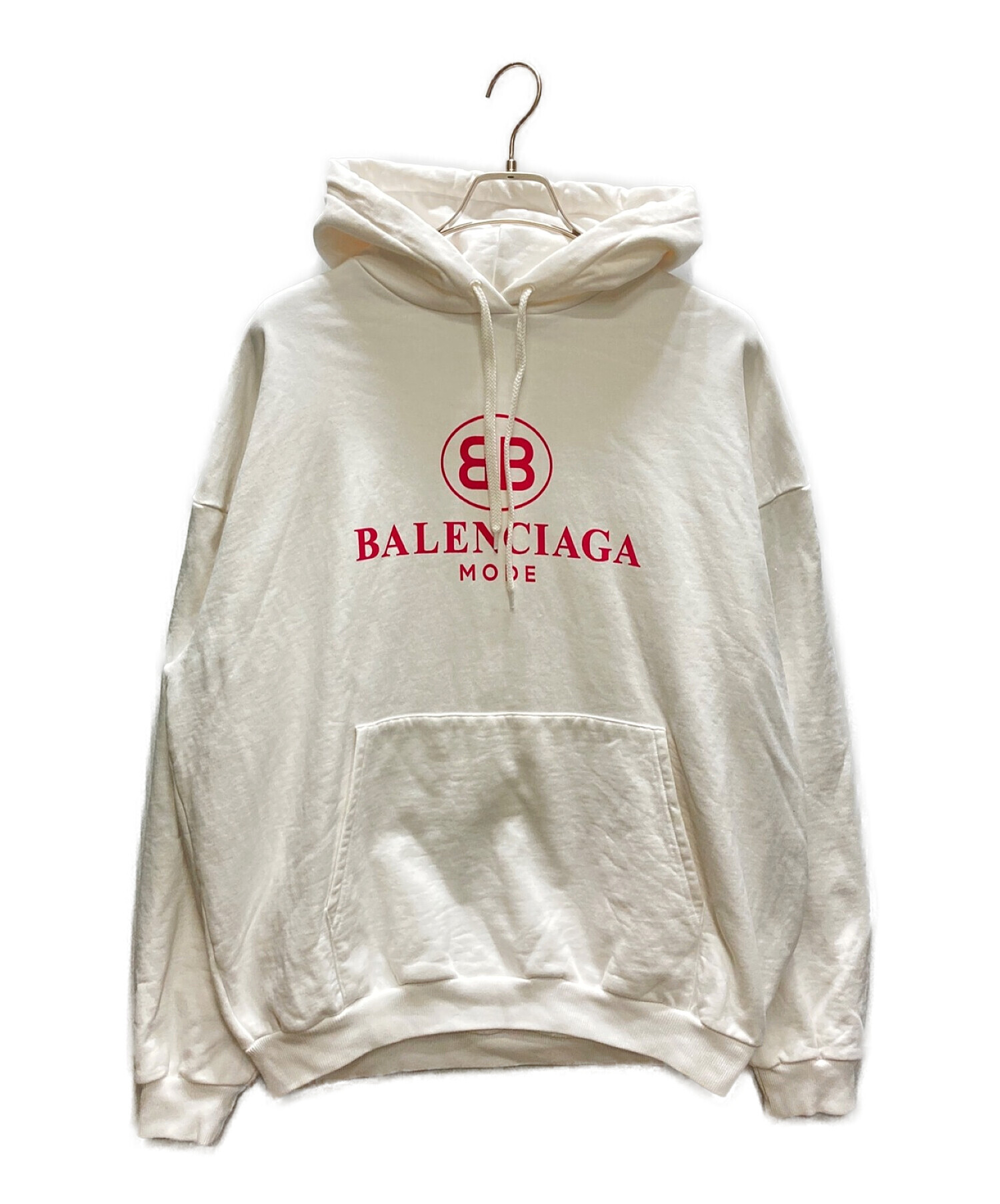 BALENCIAGA (バレンシアガ) プルオーバーパーカー ホワイト サイズ:S