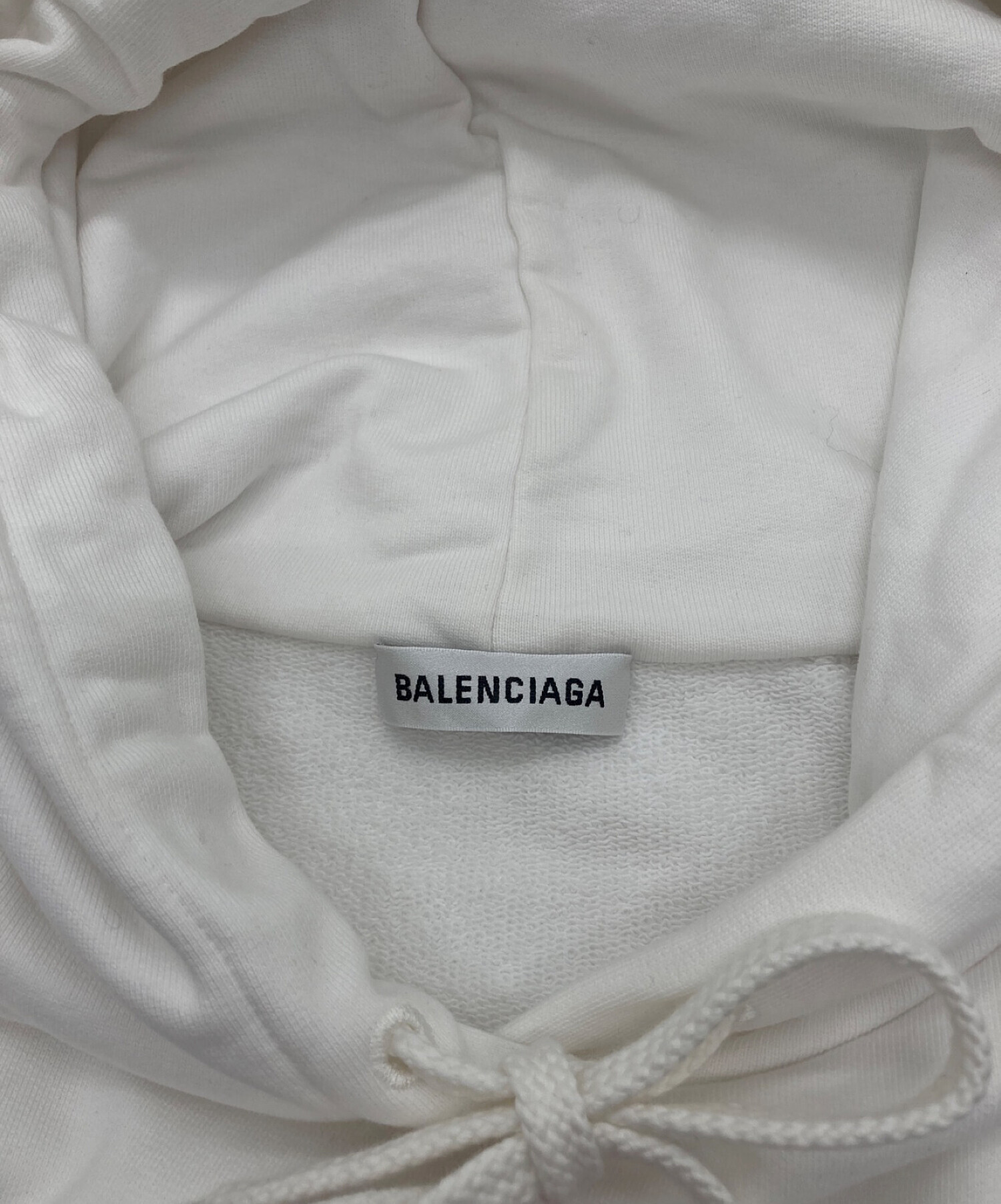 BALENCIAGA (バレンシアガ) プルオーバーパーカー ホワイト サイズ:S