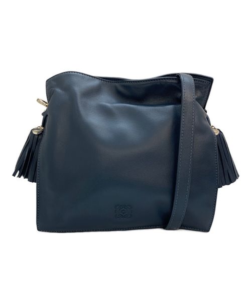 中古・古着通販】LOEWE (ロエベ) タッセルショルダーバッグ ネイビー