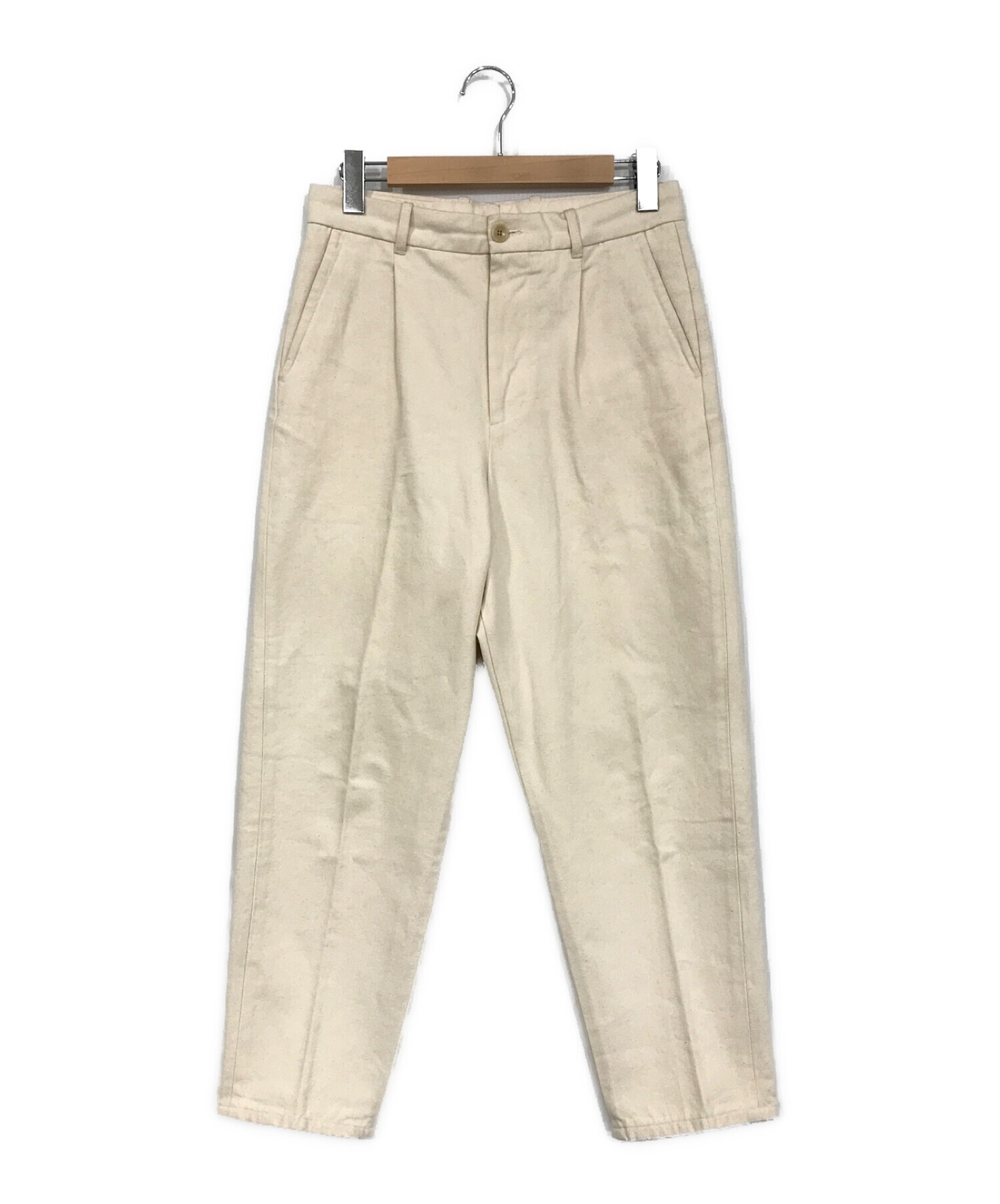 中古・古着通販】STEVEN ALAN (スティーブンアラン) ORGANIC SUPER BAGGY TAPERED アイボリー  サイズ:Ｓ｜ブランド・古着通販 トレファク公式【TREFAC FASHION】スマホサイト