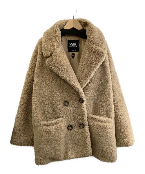 【中古・古着通販】ZARA (ザラ) テディベアコート キャメル サイズ