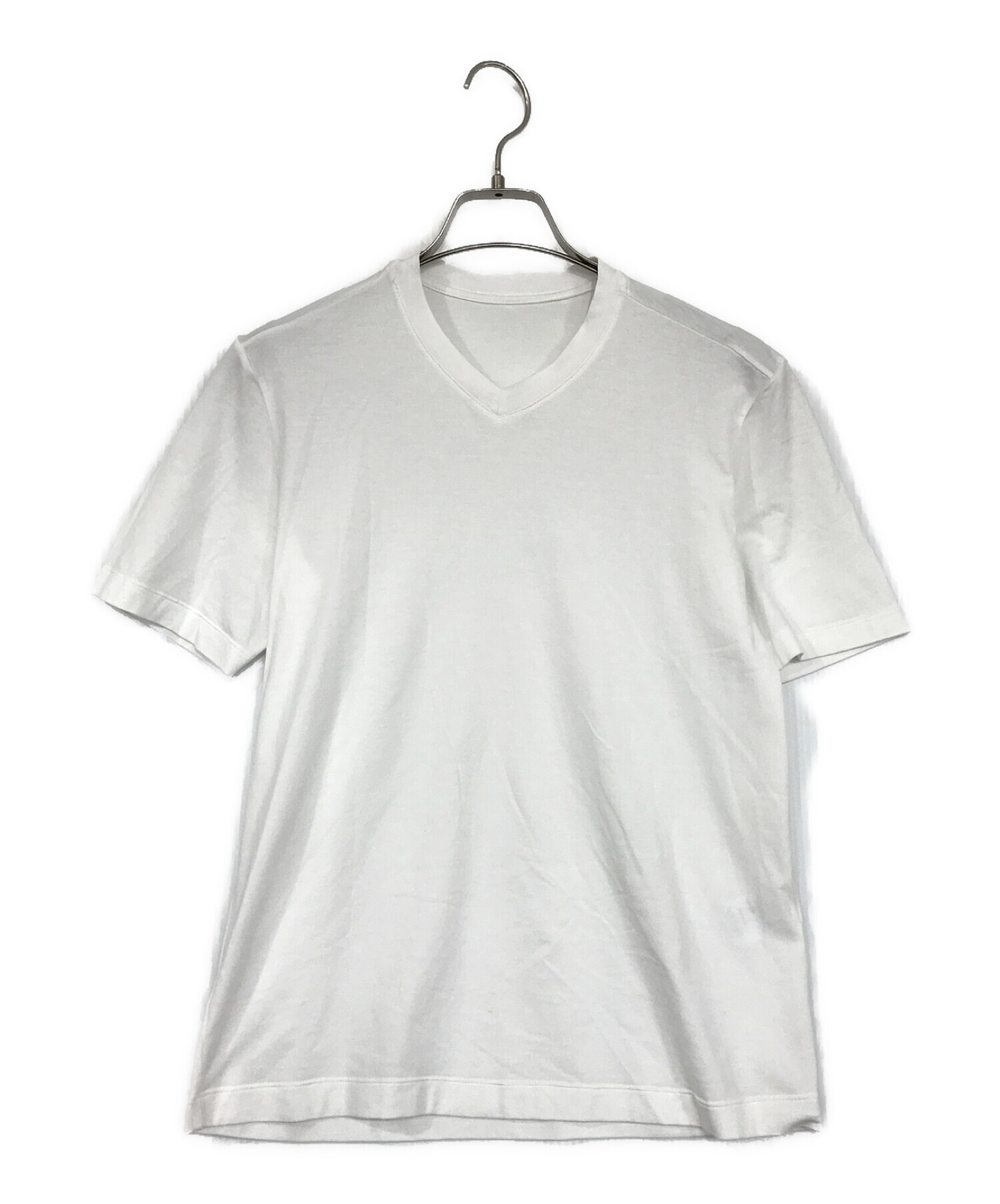 Cruciani (クルチアーニ) VネックTシャツ ホワイト サイズ:SIZE　44