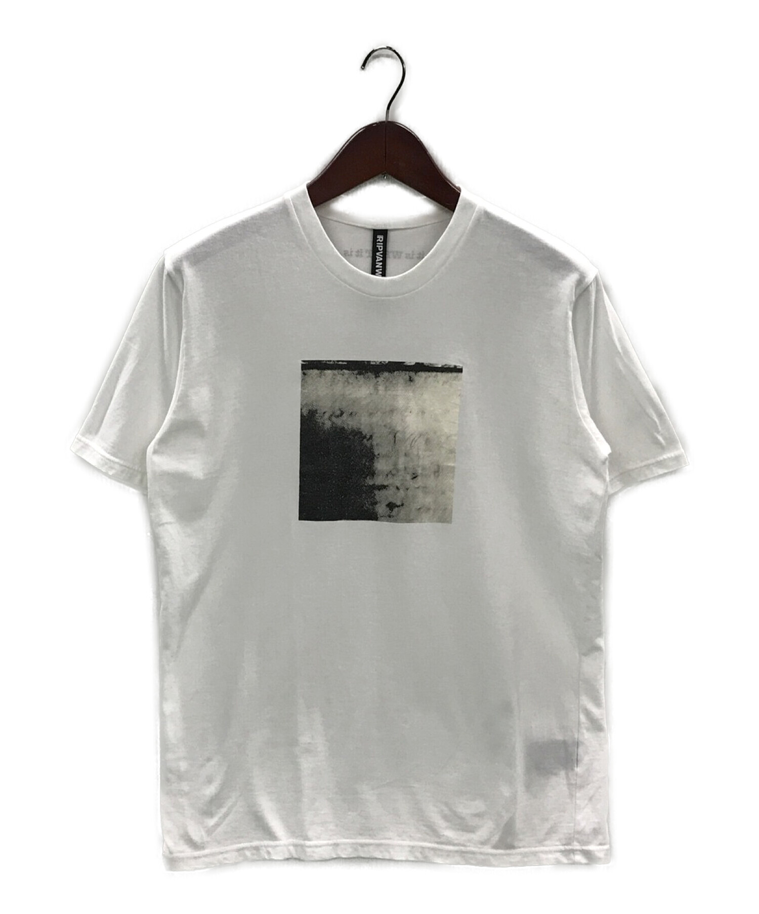 ripvanwinkle (リップヴァンウィンクル) フォトTシャツ ホワイト サイズ:3