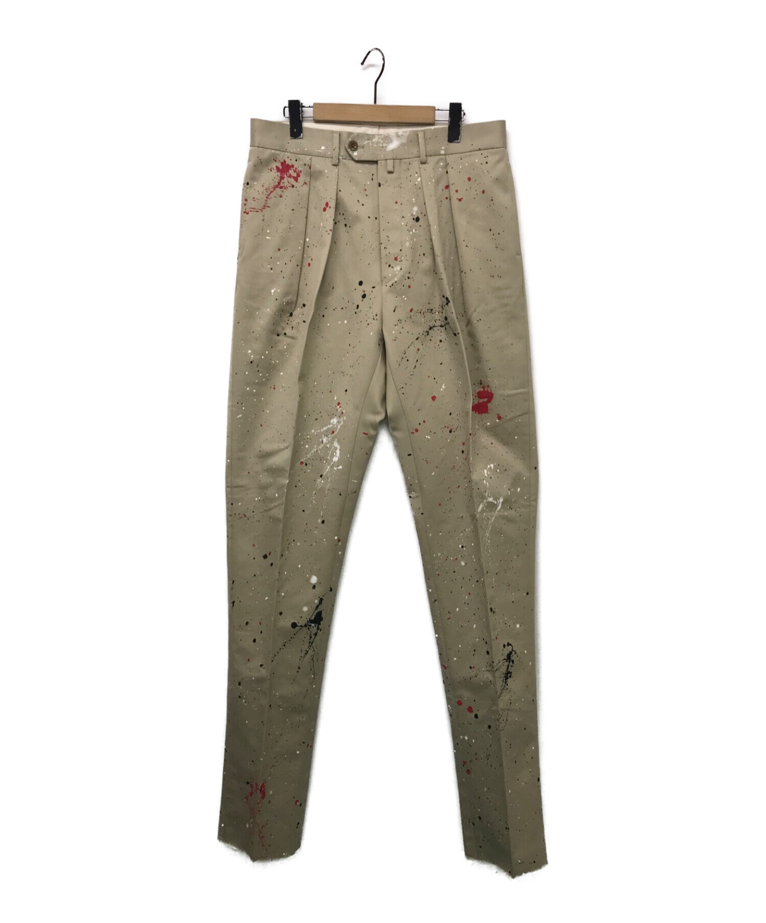 中古・古着通販】NEAT (ニート) PAINT TAPERED CHINO ベージュ サイズ